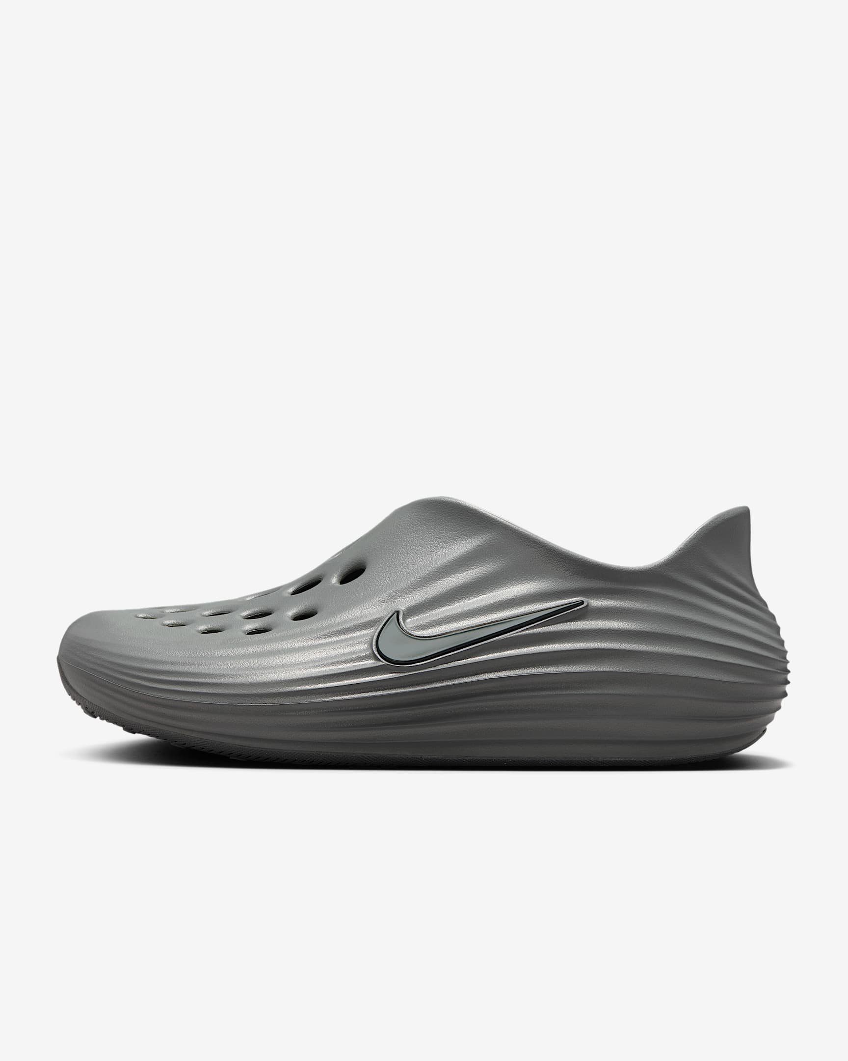 Nike ReactX Rejuven8 易穿脱男子凉鞋流沙鞋一脚蹬凉鞋 - 烟灰/烟灰/烟灰