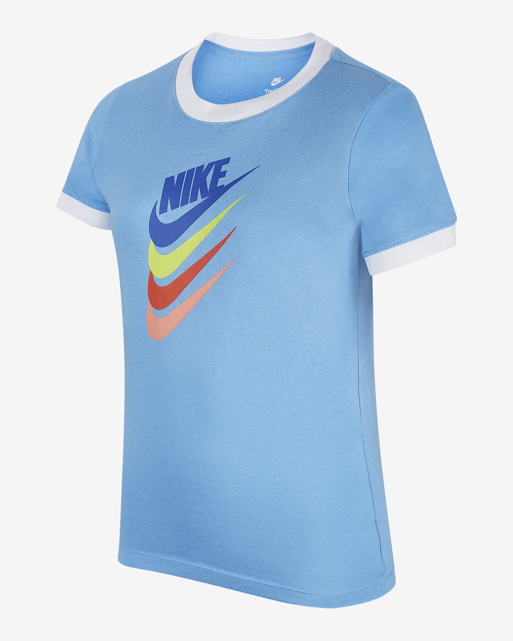 Nike Sportswear 大童(女孩)T恤 - 大学蓝