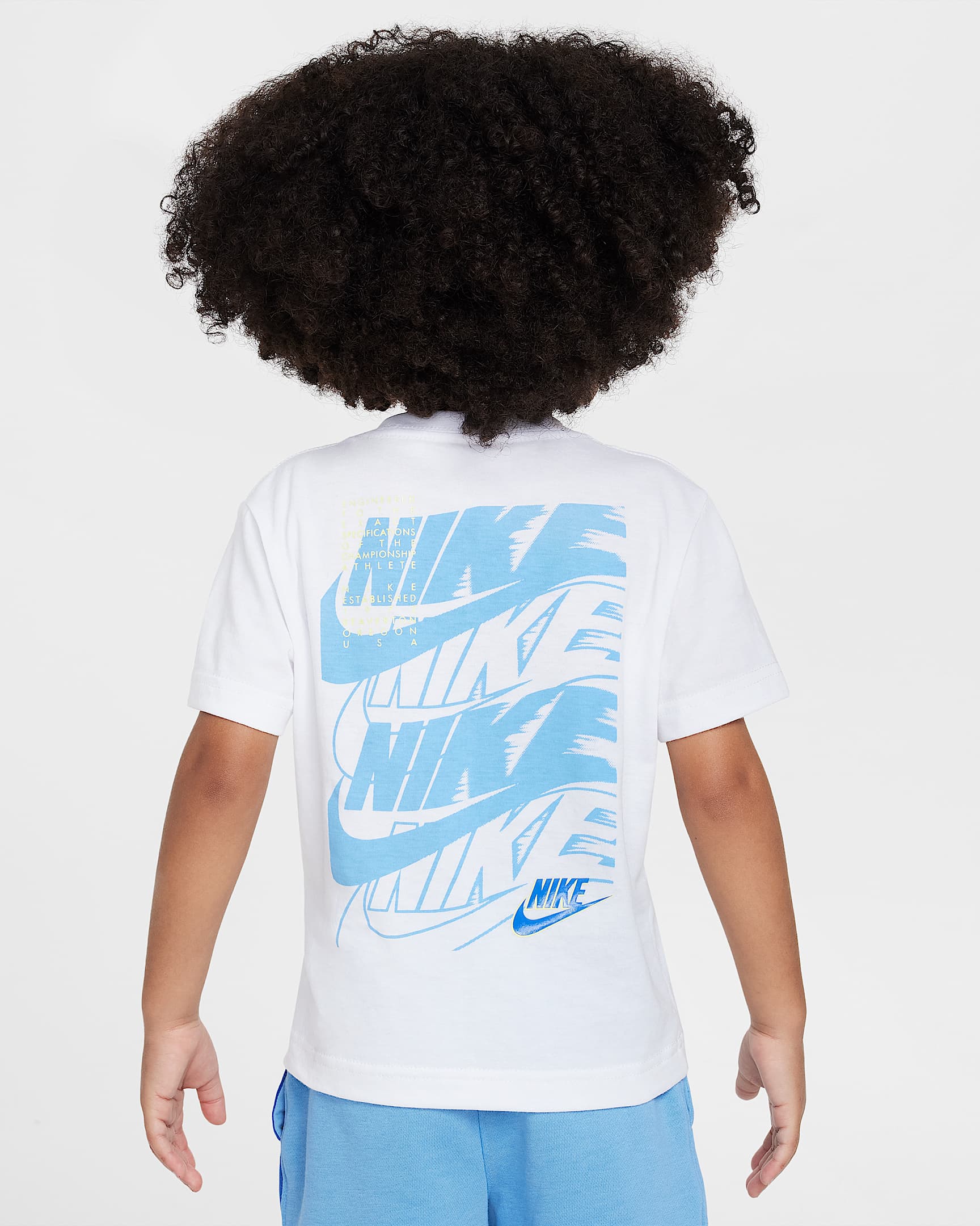 Nike On The Move 婴童基础款T恤 - 白色