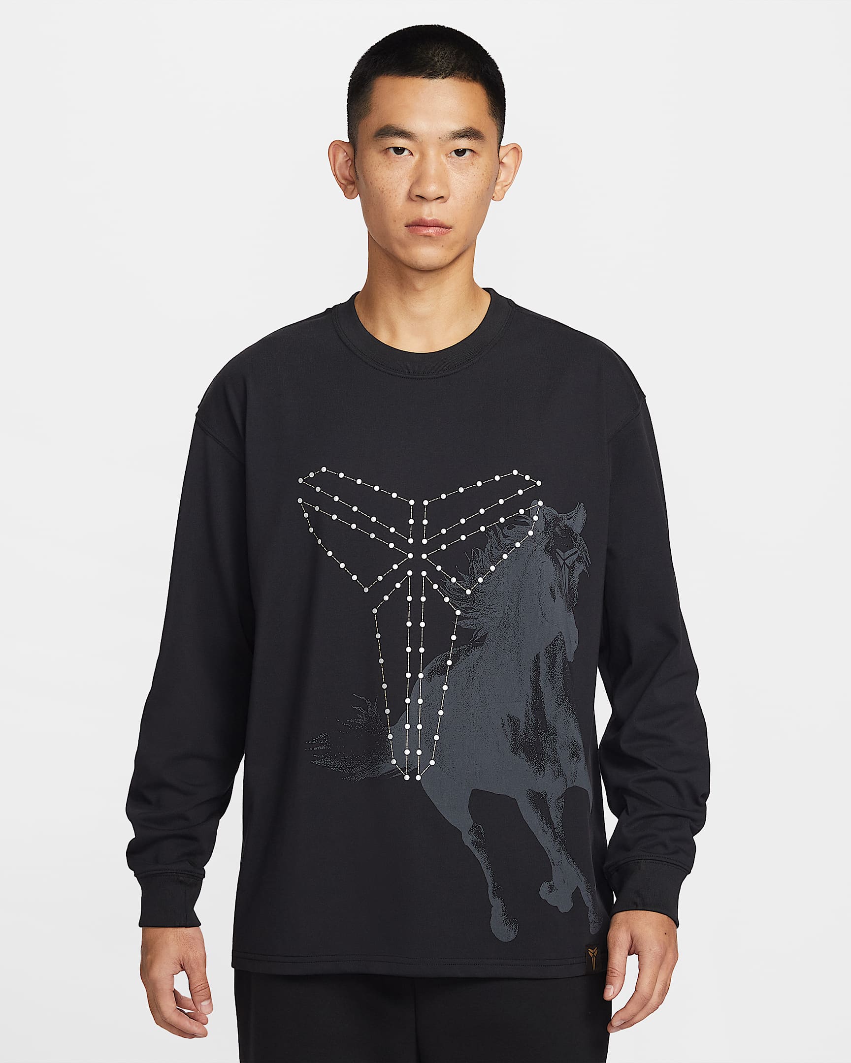 Kobe Dri-FIT 科比男子速干长袖篮球T恤 - 黑