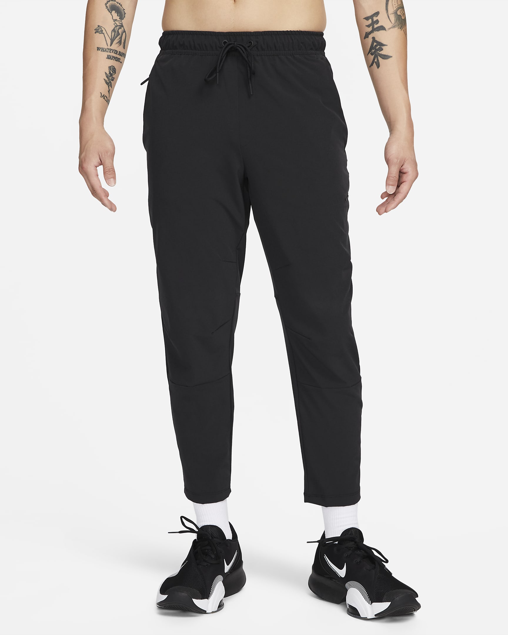 Nike Unlimited Dri-FIT 男子透气速干百搭长裤 - 黑/黑/黑