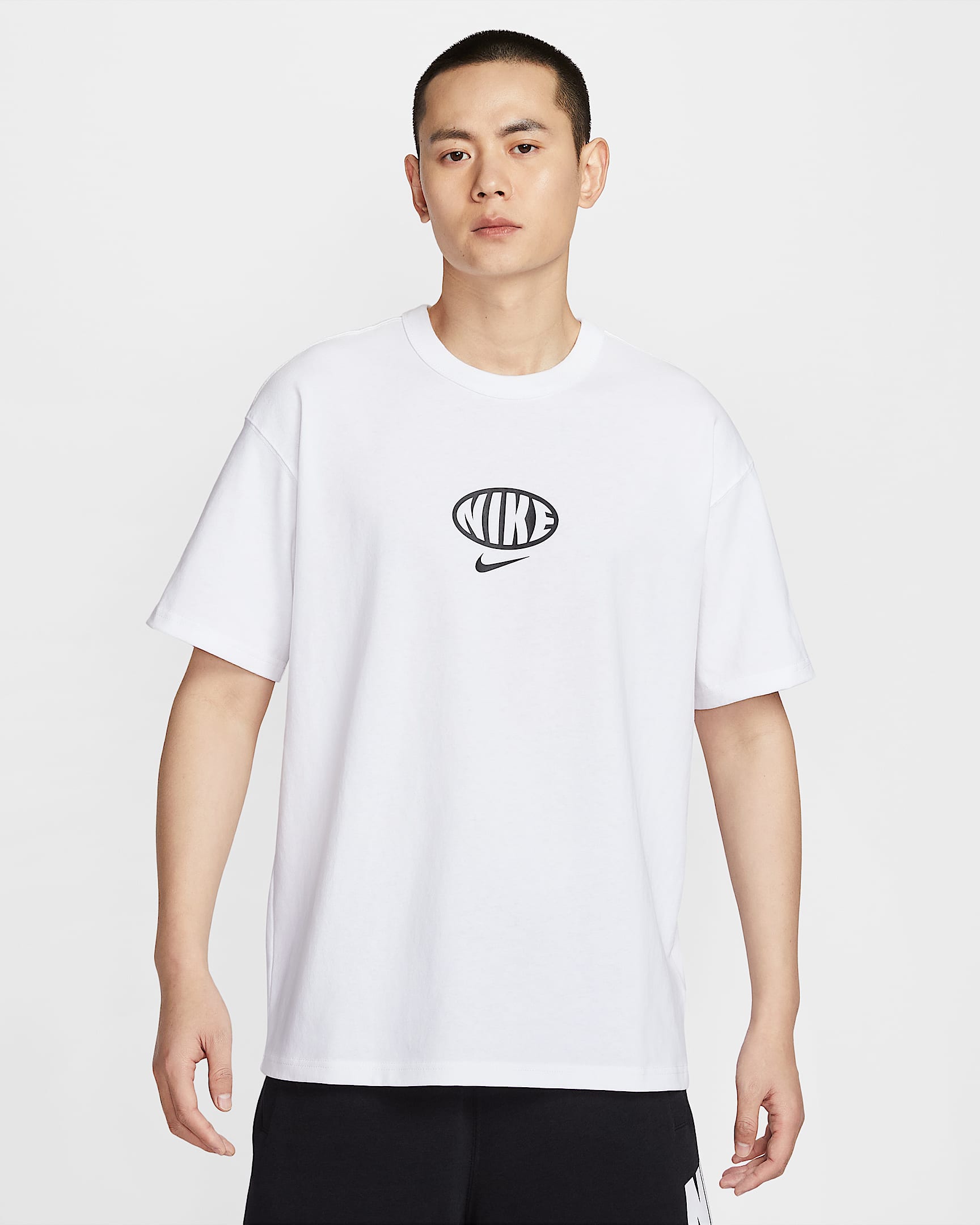 Nike Sportswear Premium Essentials 男子T恤 - 白色/黑/白色