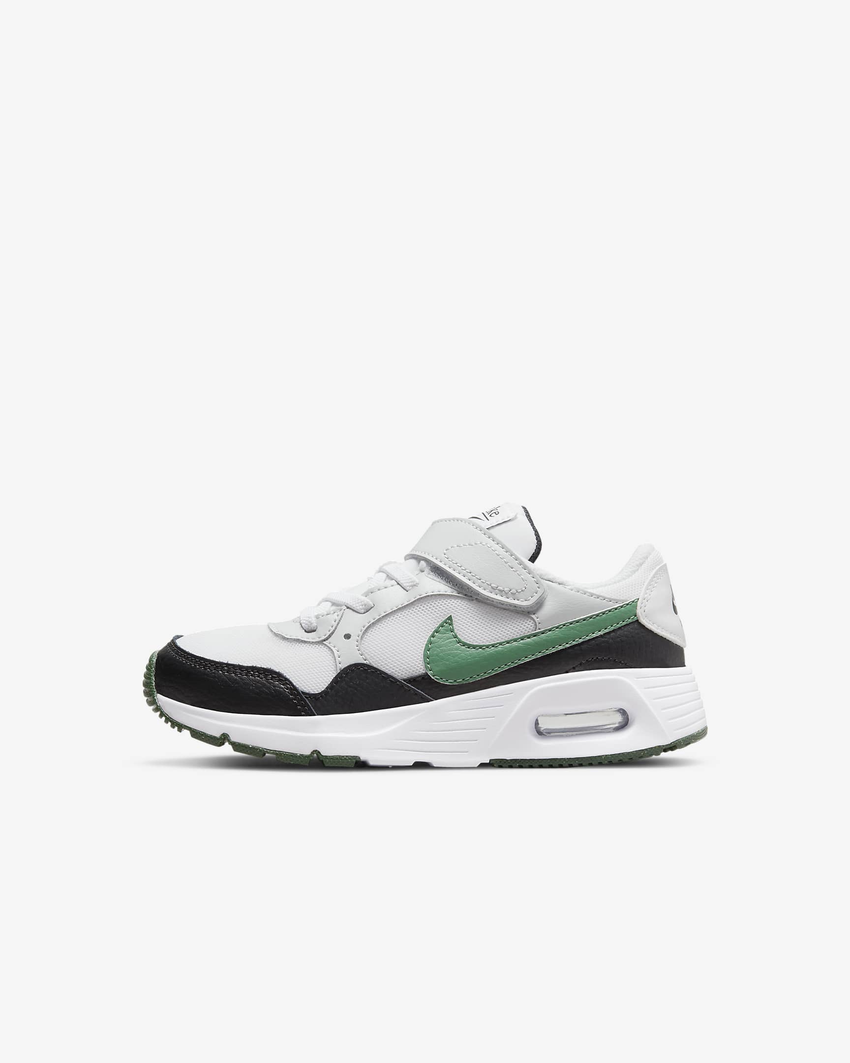 Nike Air Max SC (PSV) 幼童运动童鞋 - 白色/黑/白金色/峡谷绿