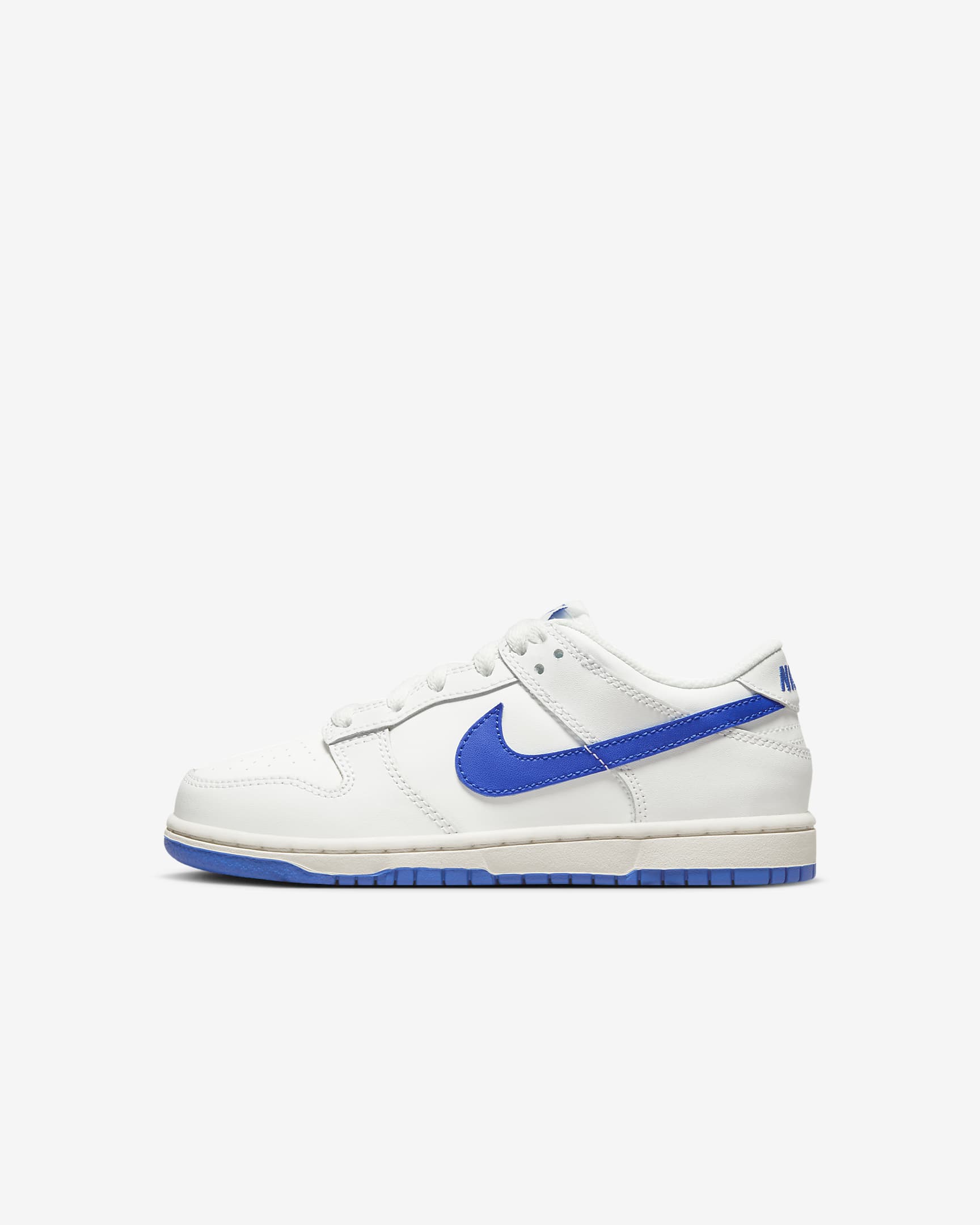 Nike Dunk Low (PS) 幼童运动童鞋板鞋 - 山峰白/皇家蓝