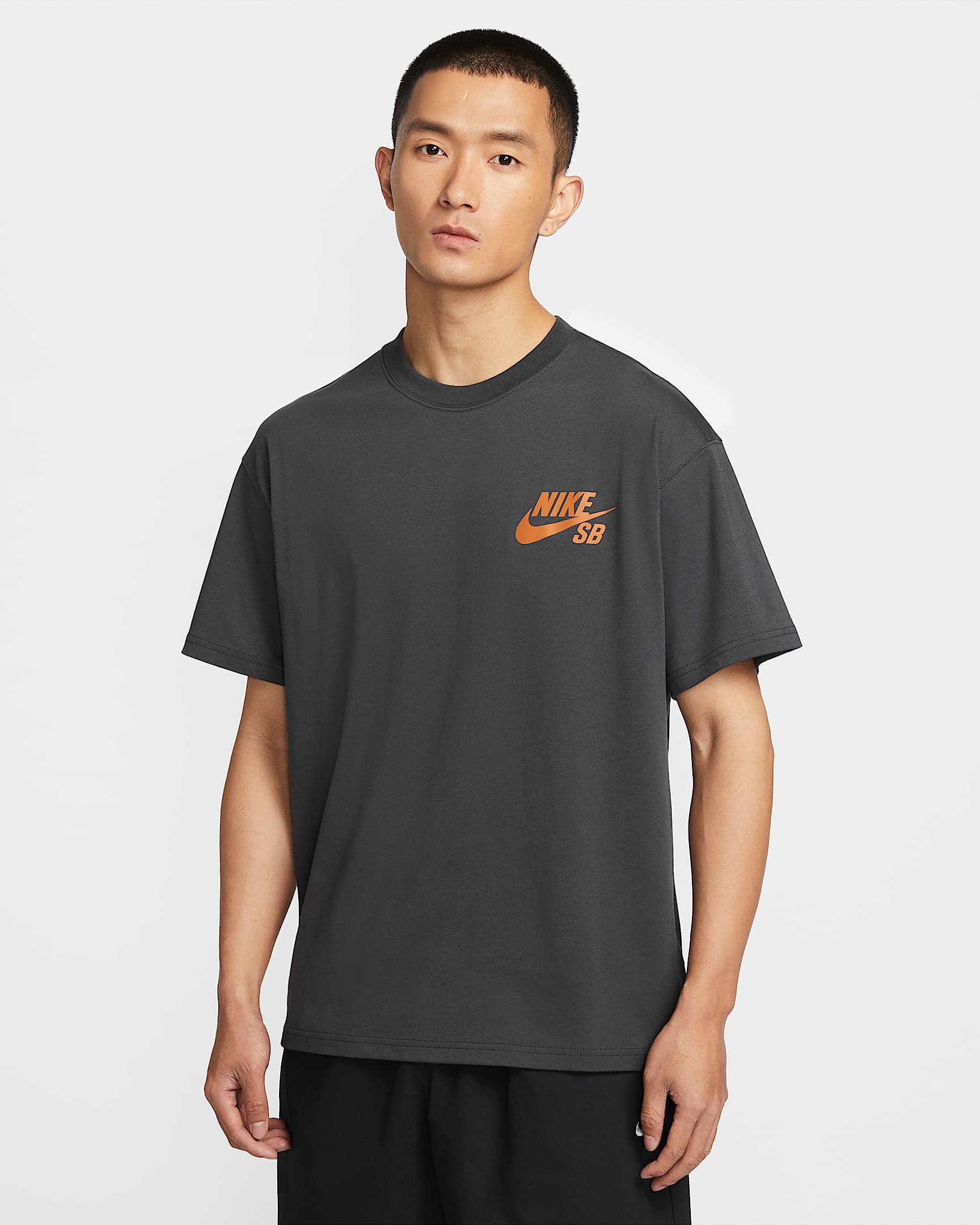 Nike SB 男子滑板T恤 - 暗烟灰