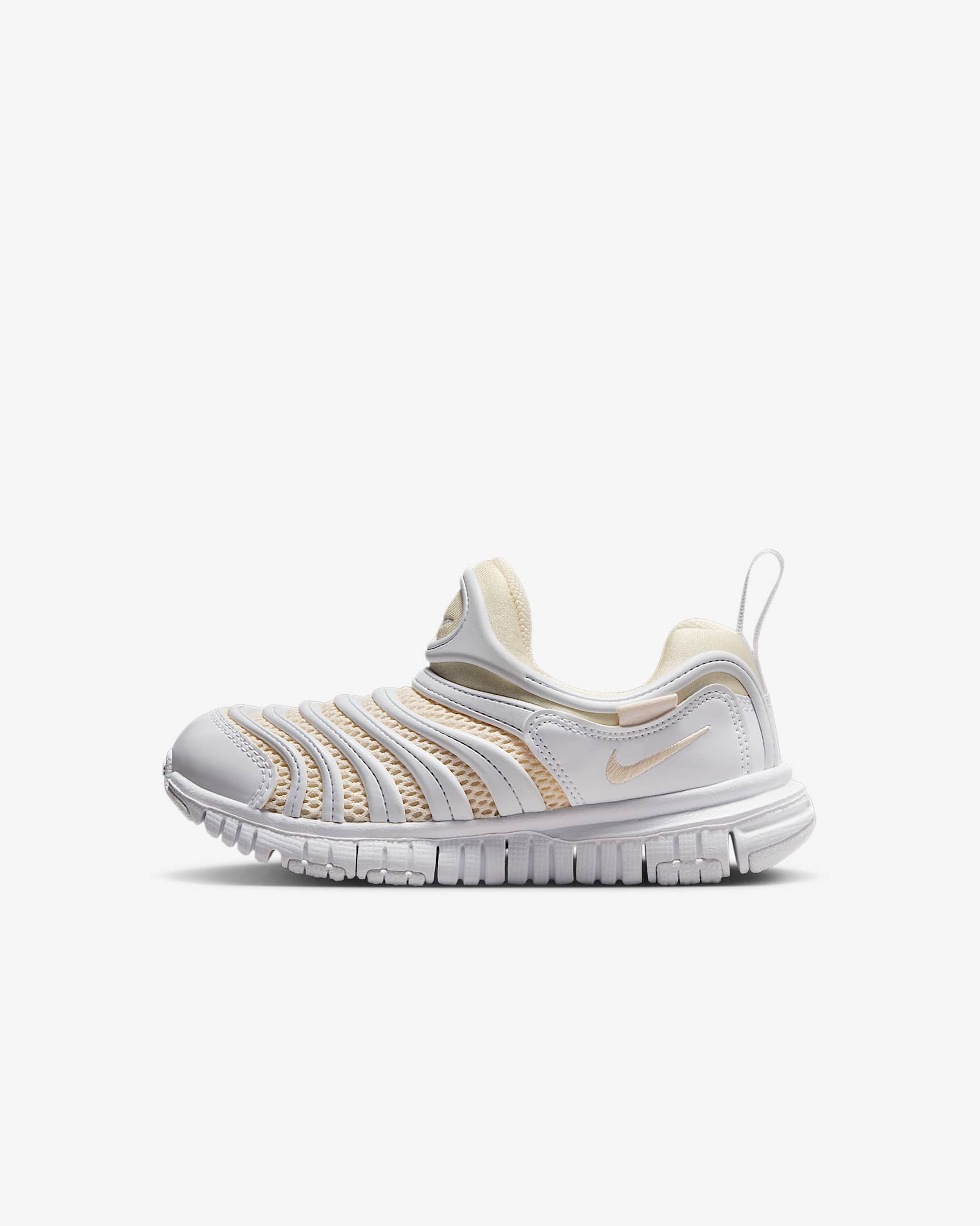 Nike Dynamo Free 耐克毛毛虫幼童运动鞋 - 白色/冰番石榴色