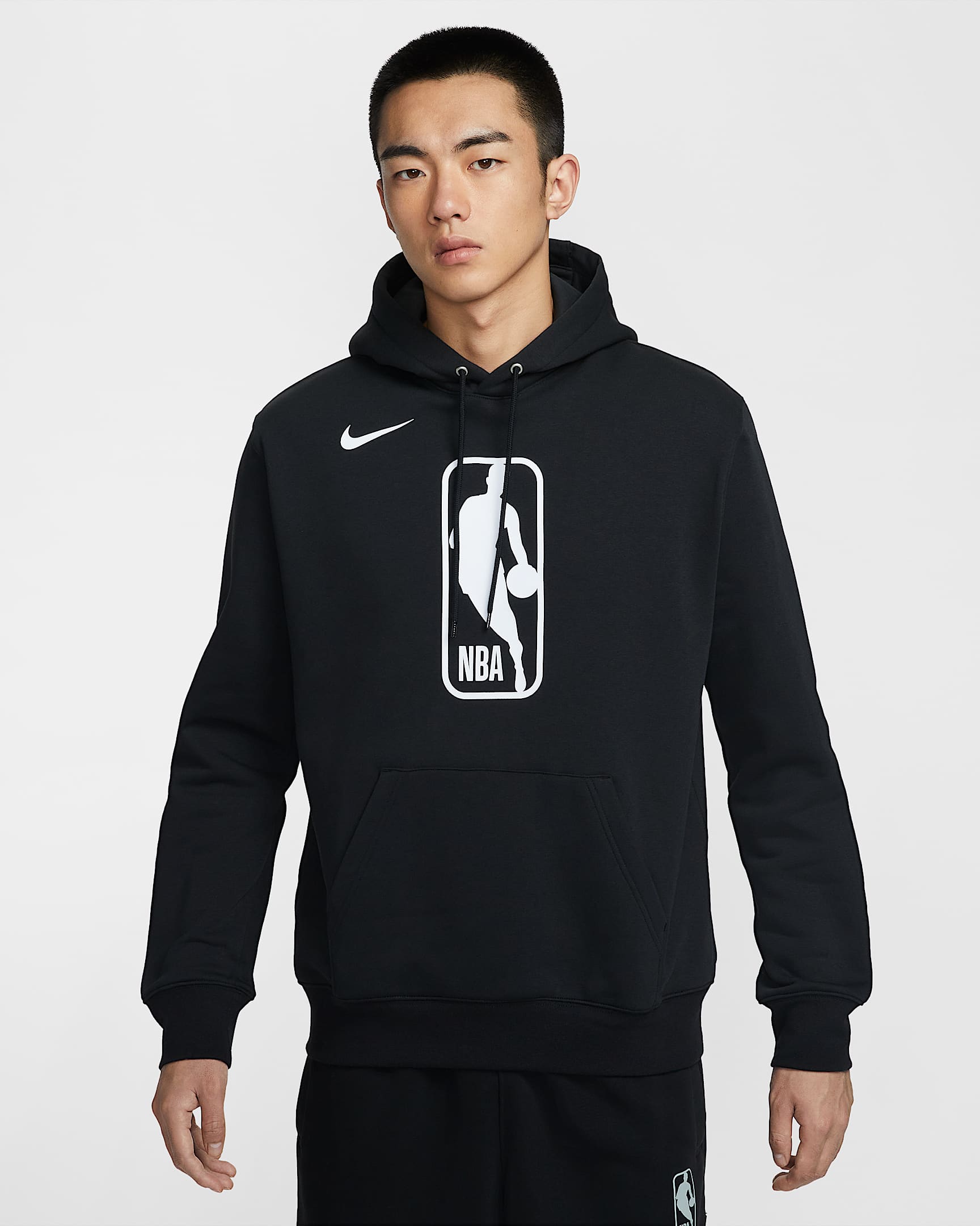 Team 31 Club Nike NBA 男子加绒套头连帽衫 - 黑