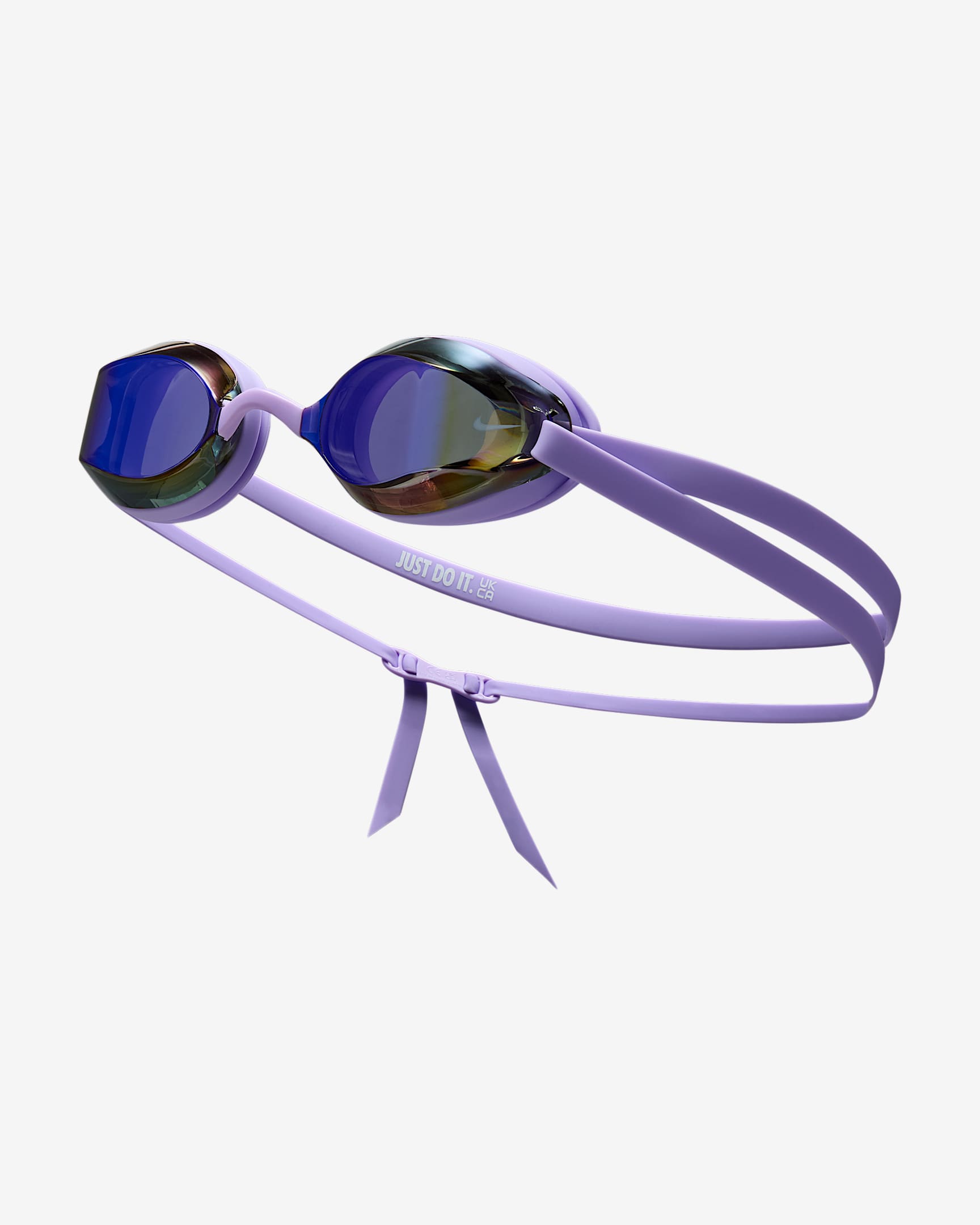 Nike Swim Legacy Mirrored 泳镜 - 绣球花紫/白色/白色