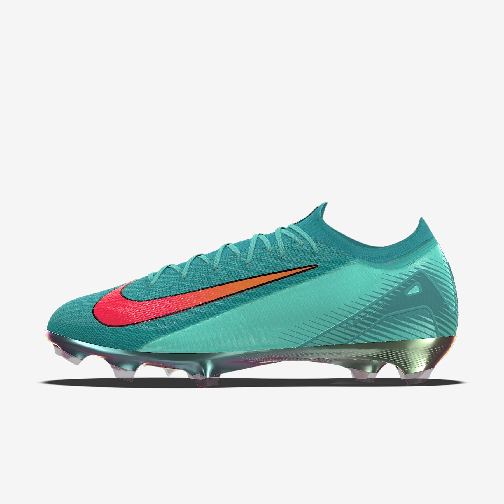 Nike Mercurial Vapor 16 Elite By You 耐克刺客系列专属定制天然硬质草地低帮足球鞋 - 宝石绿/仙人掌绿/宝石绿