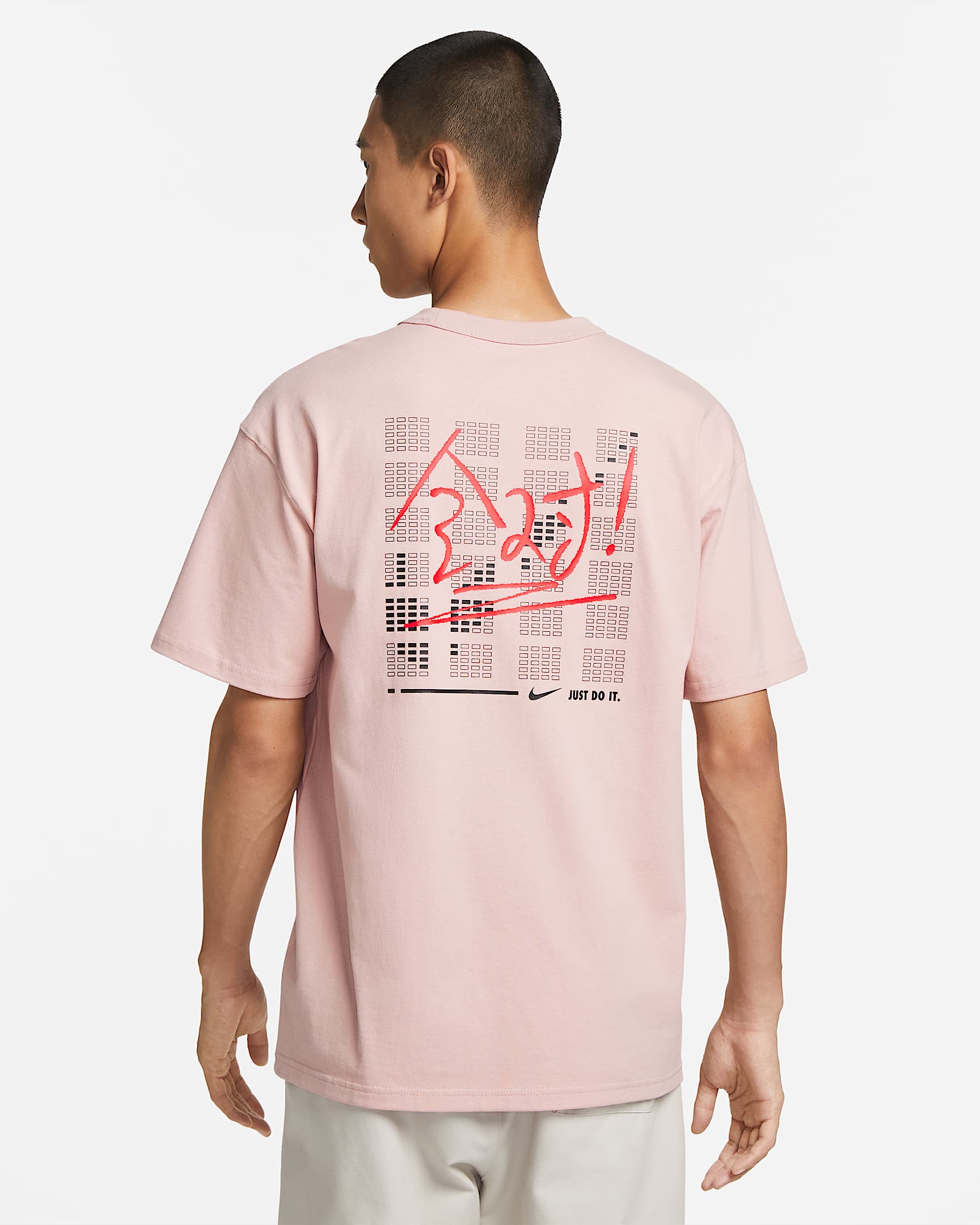 Nike Sportswear 男子满分T恤 - 牛津粉