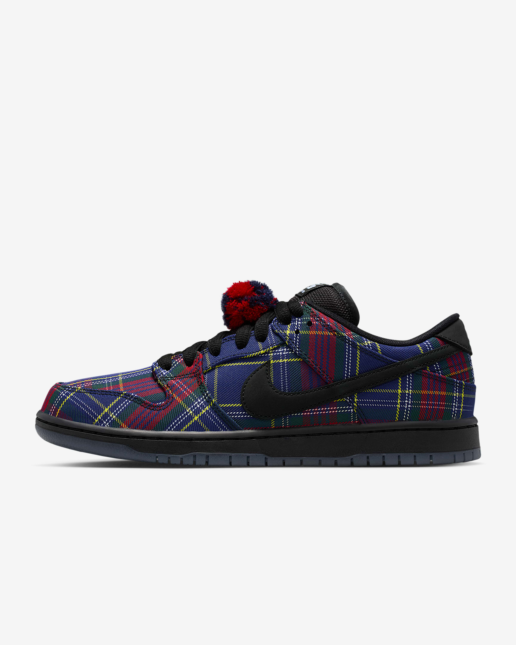 Nike SB Dunk Low Pro 男子滑板鞋 - 大学红/冲击黄/深宝蓝/黑