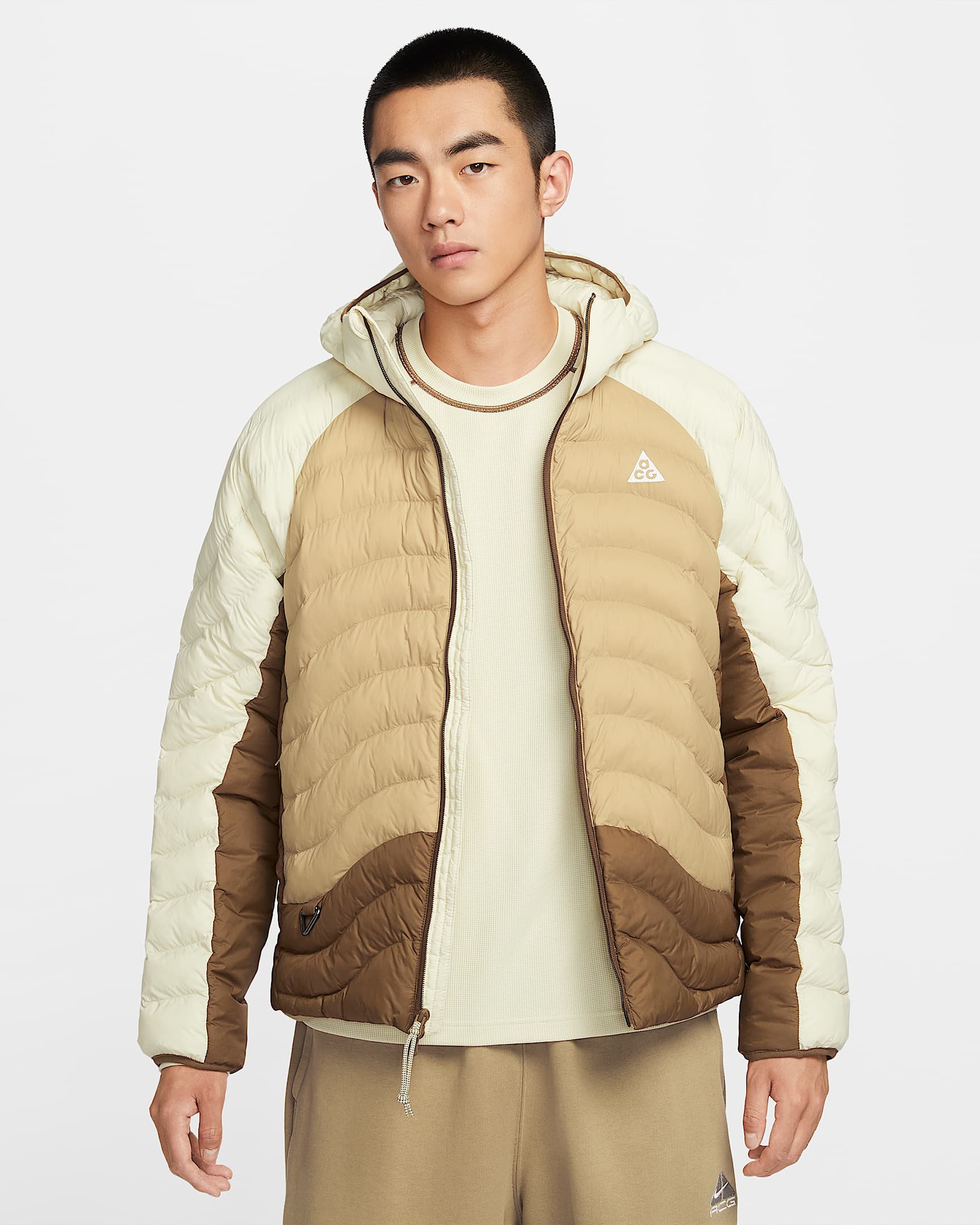 Nike ACG "Lava Flow" Therma-FIT ADV 男子夹克 - 浅卡其/浅卡其/杏茶色/山峰白