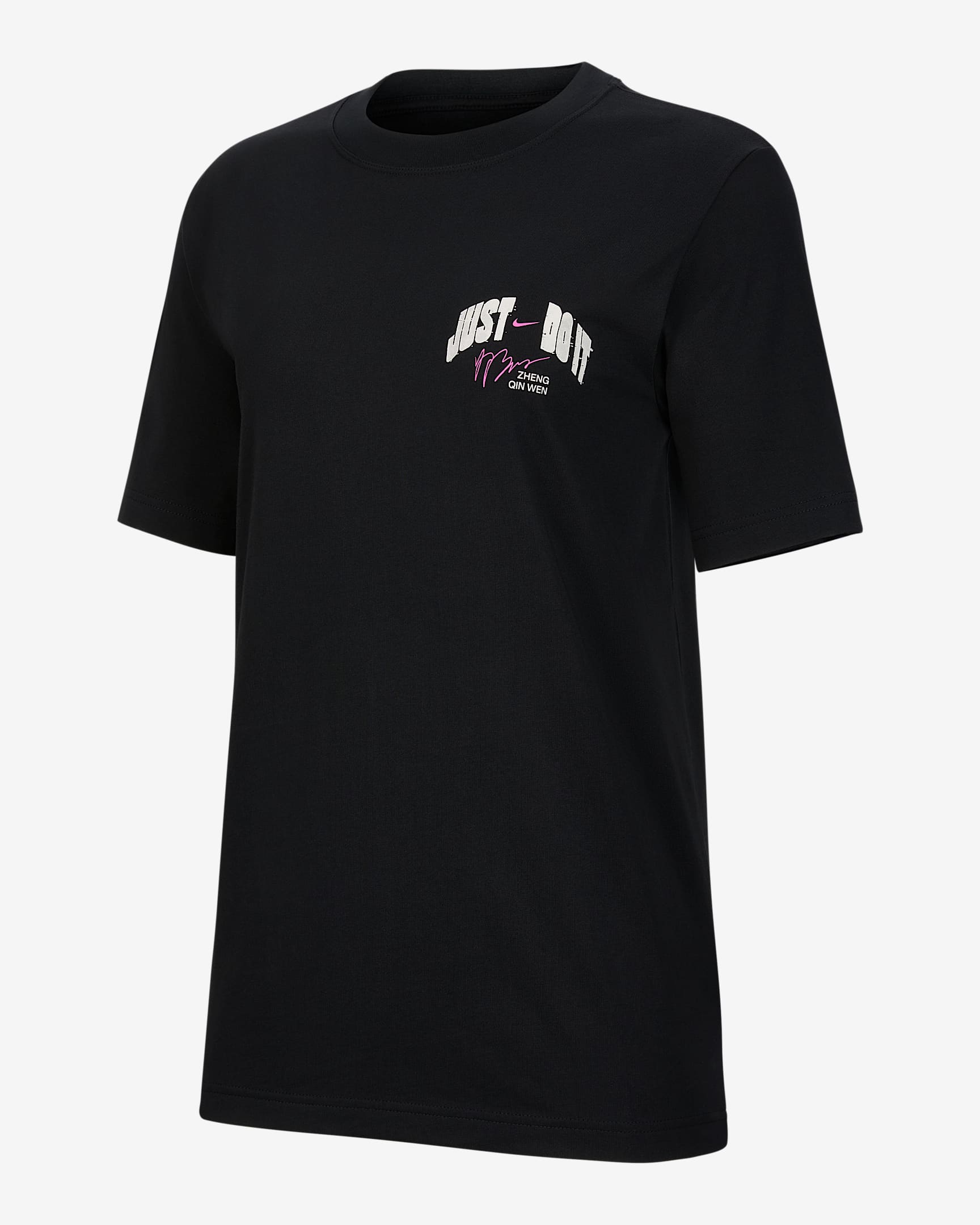 Nike 女子网球T恤 - 黑