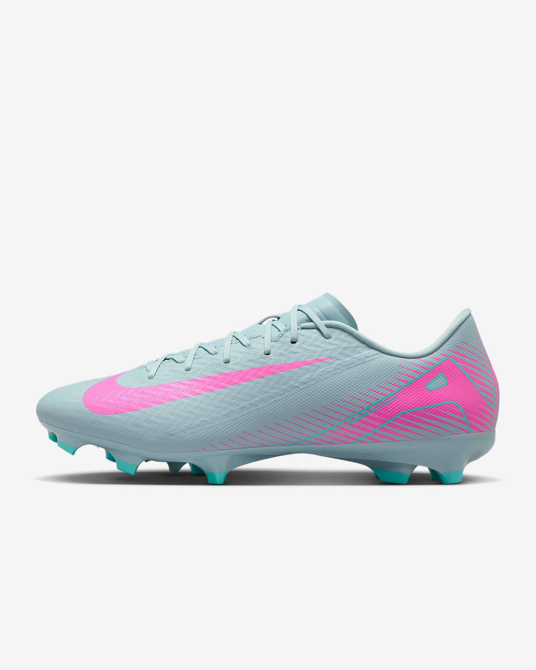 Nike Mercurial Vapor 16 Academy 耐克刺客系列多种场地低帮足球鞋 - 海洋深蓝/爆炸粉