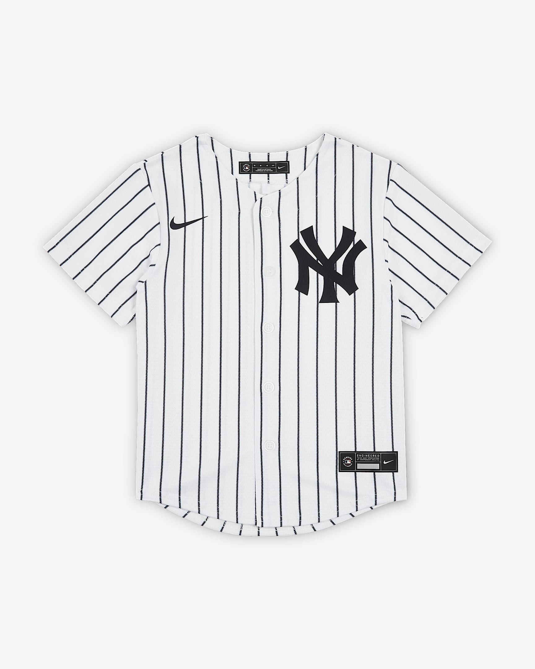 纽约洋基队主场 Nike MLB Jersey 幼童球衣 - 白色