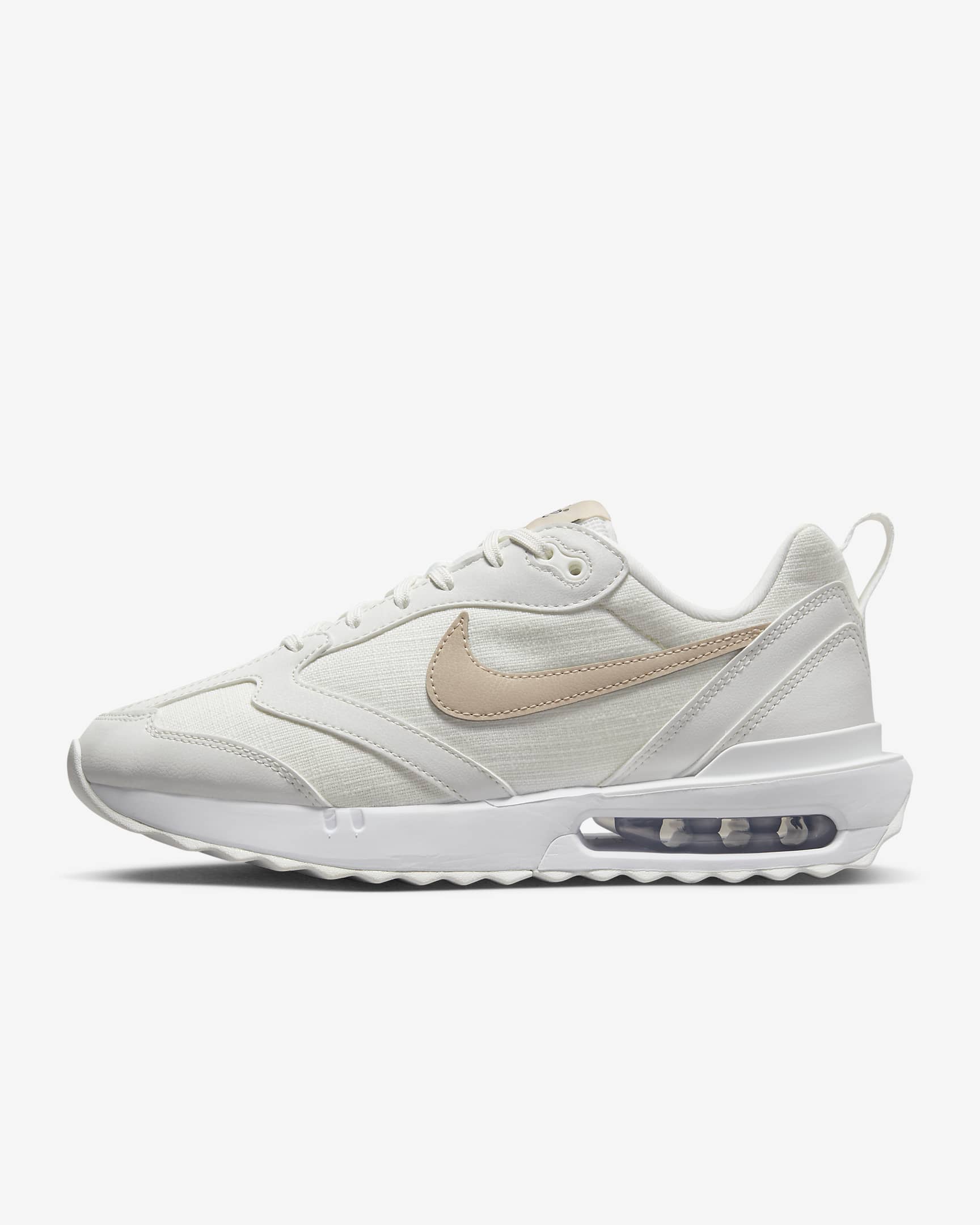 Nike Air Max Dawn 女子运动鞋老爹鞋 - 帆白/山峰白/白色/沙堆白