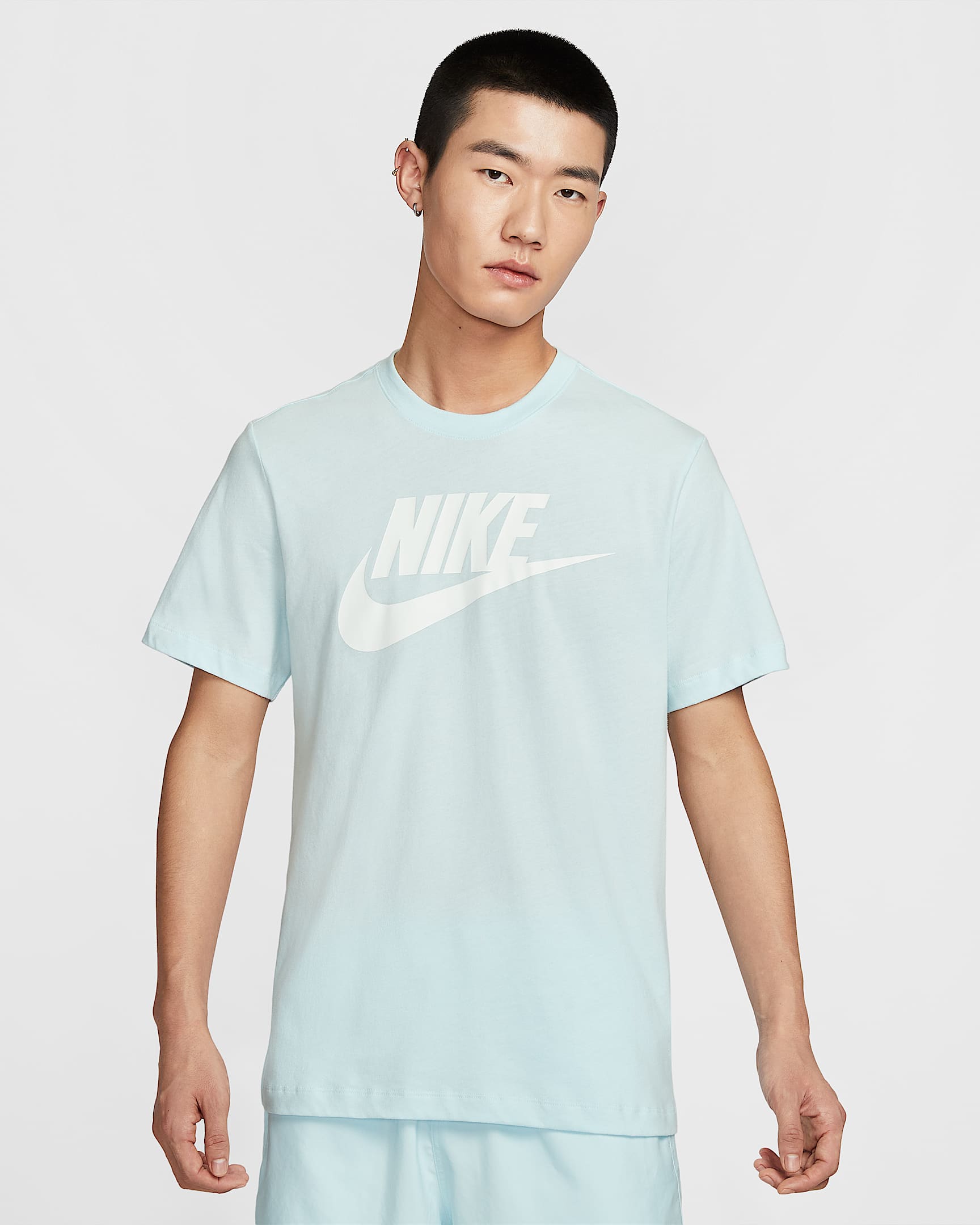 Nike Sportswear 男子T恤 - 冰川蓝