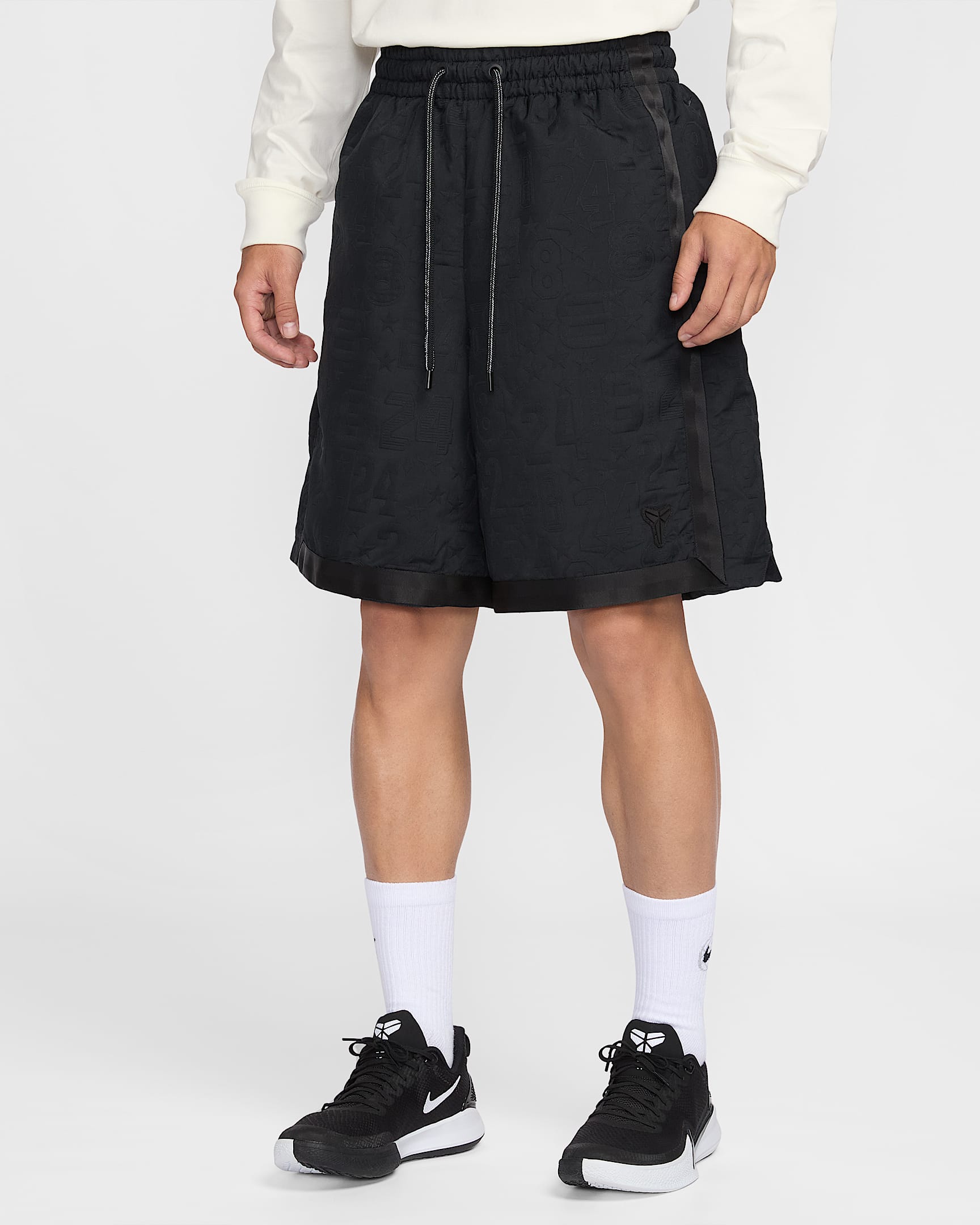 Kobe 全明星科比男子篮球短裤 - 黑/黑