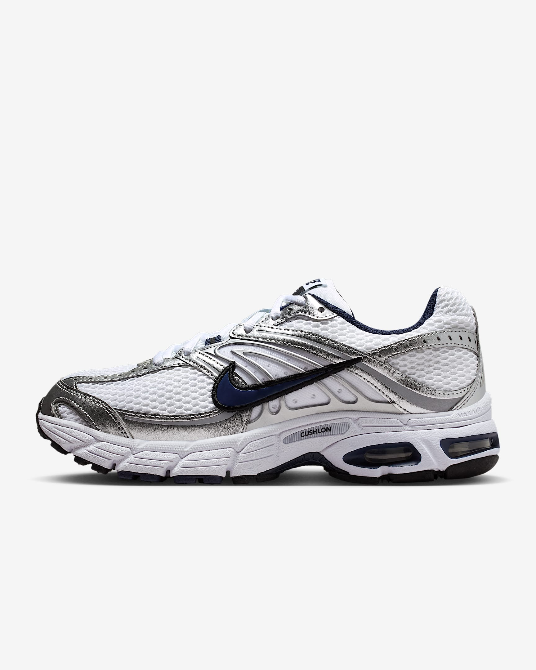 Nike Air Max Moto 2K 女子运动鞋 - 白色/金属银/黑/深藏青