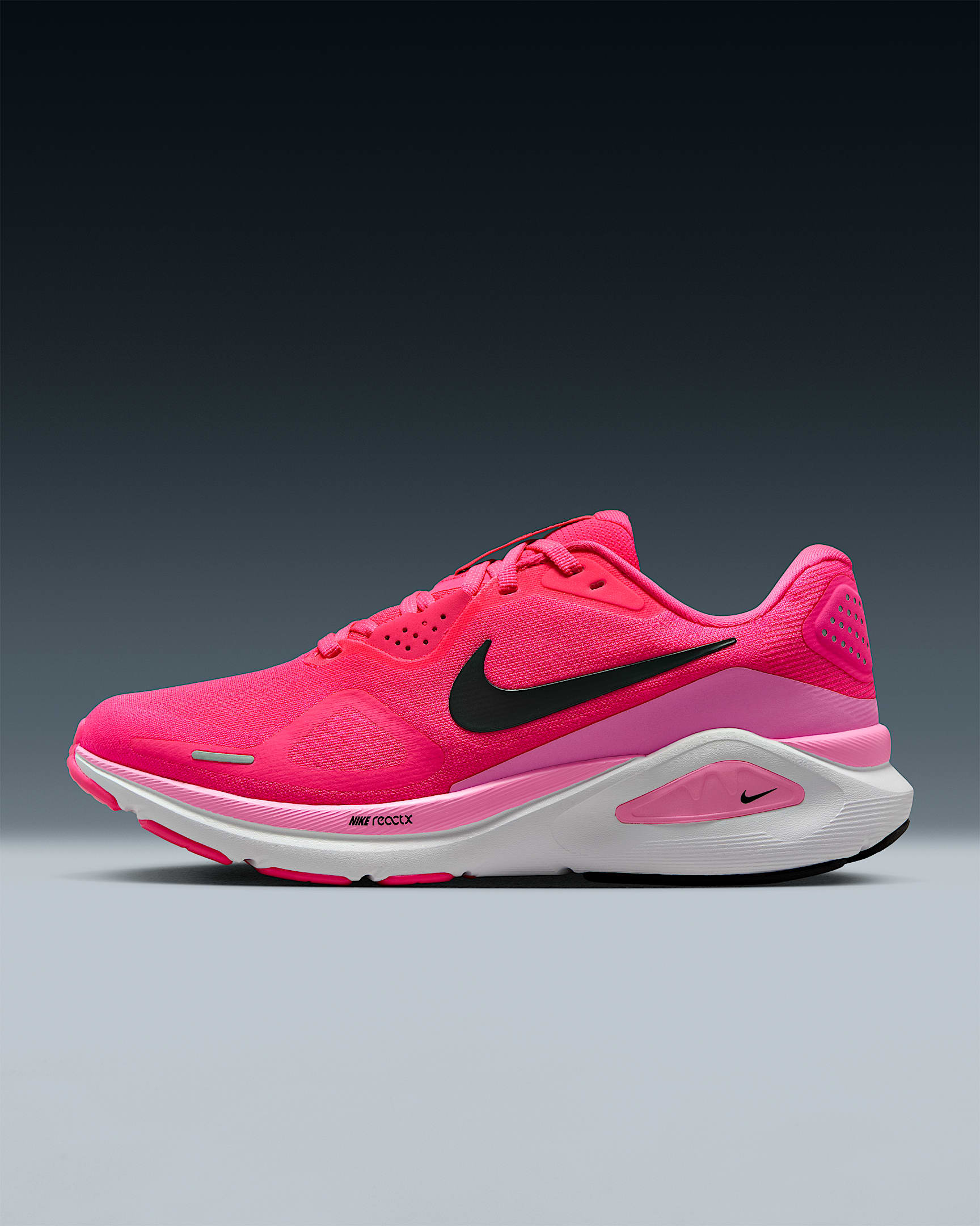 Nike Structure 26 耐克稳程女子公路跑步鞋 - 透明粉/魅力粉/白色/黑