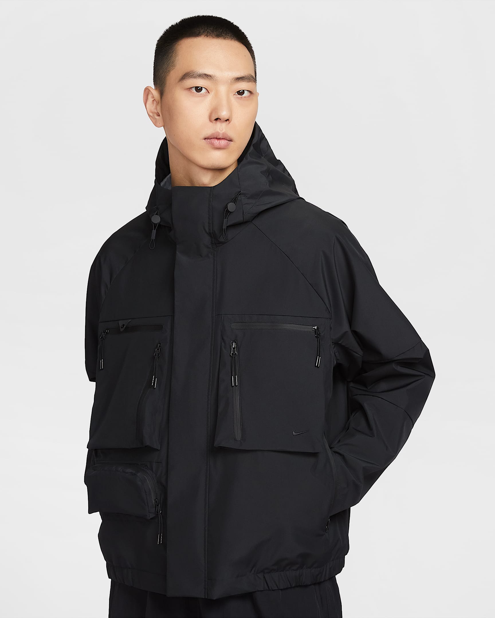 Nike Sportswear Tech 男子防风拒水轻便型夹克 - 黑
