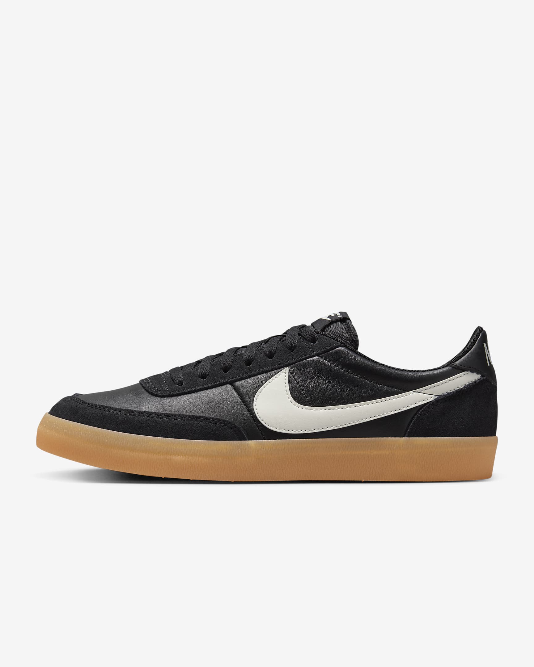 Nike Killshot 2 Leather 男子薄底运动鞋 - 黑/橡皮黄/帆白