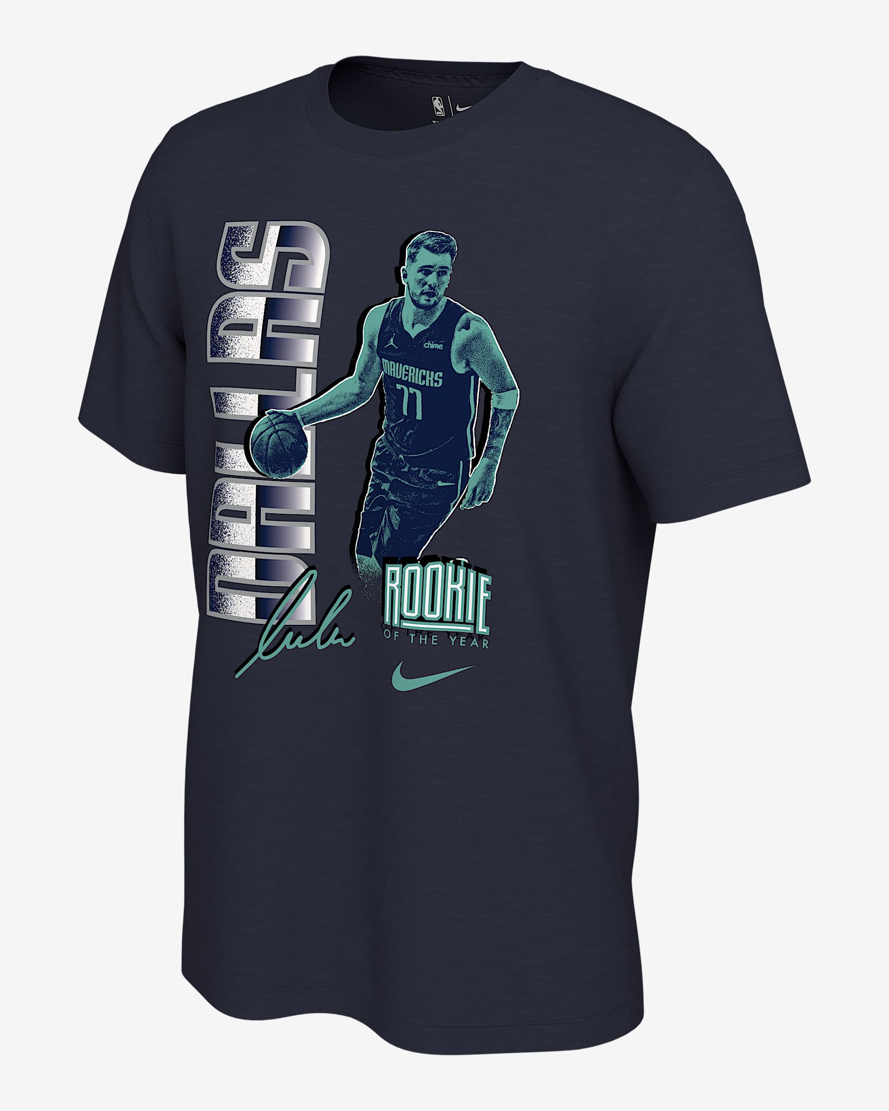 Luka Dončić Select Series Nike NBA 男子T恤 - 大学深蓝
