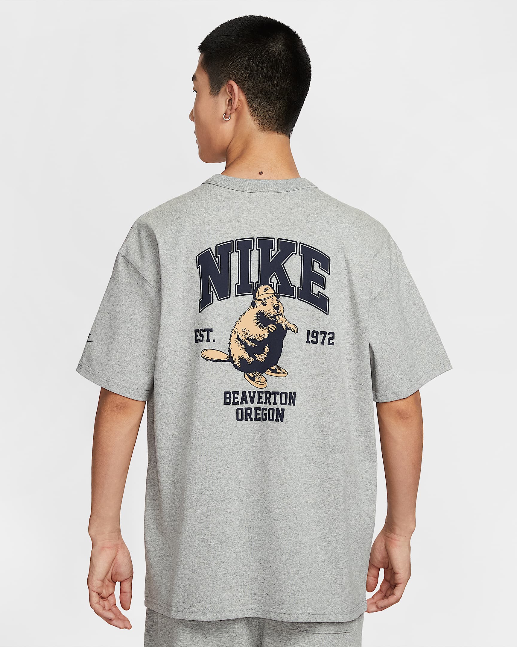 Nike Sportswear Premium 男子复古T恤 - 调色暗灰