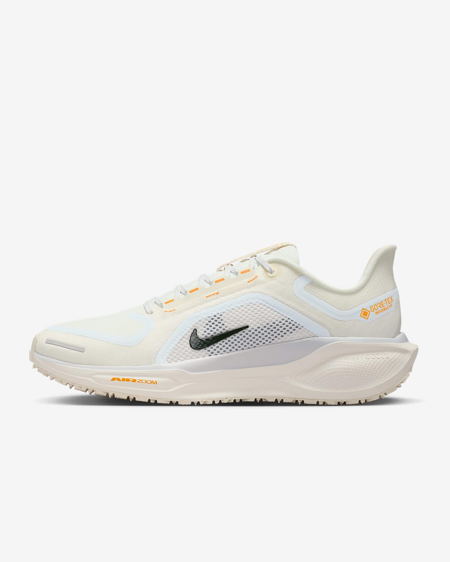 Nike Pegasus 41 GORE-TEX 耐克飞马女子防水公路跑步鞋 - 帆白/足球灰/日晷黄/灰石板蓝