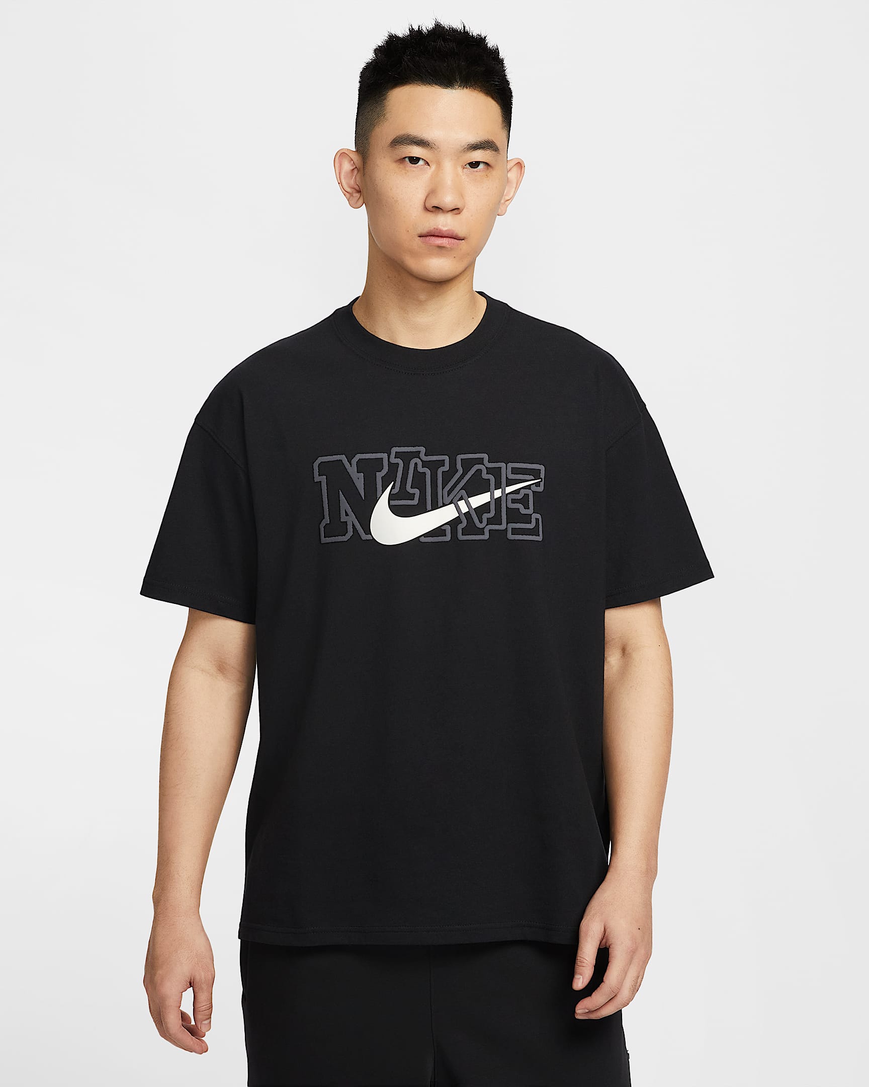 Nike 男子篮球T恤 - 黑
