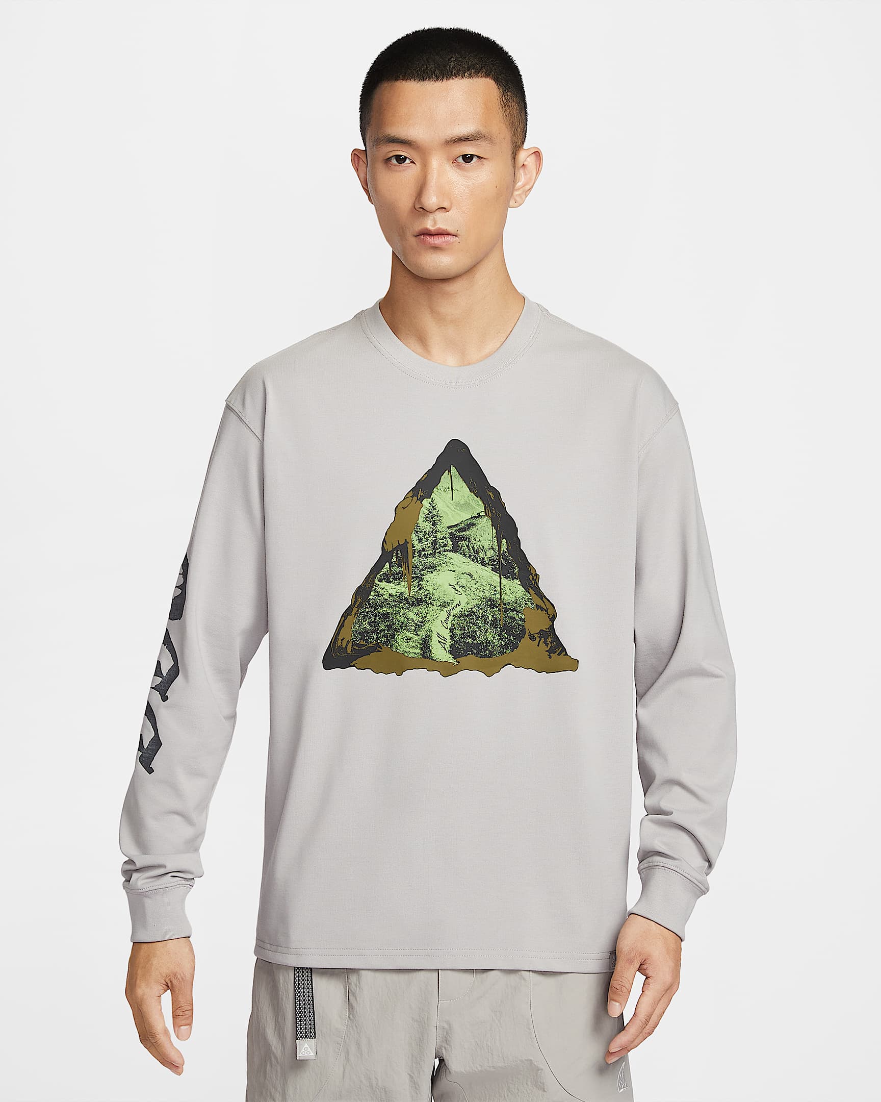 Nike ACG Dri-FIT 男子速干长袖T恤 - 大学灰