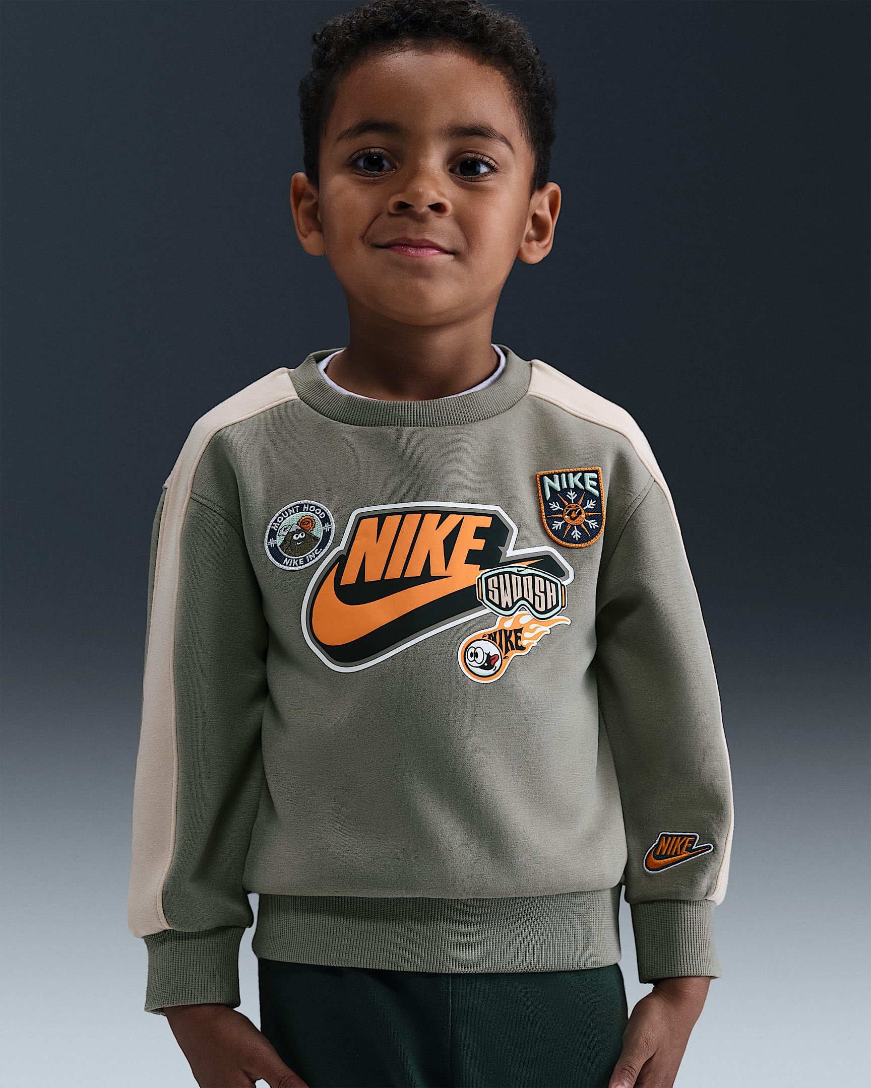 Nike 婴童针织运动衫 - 浅军绿