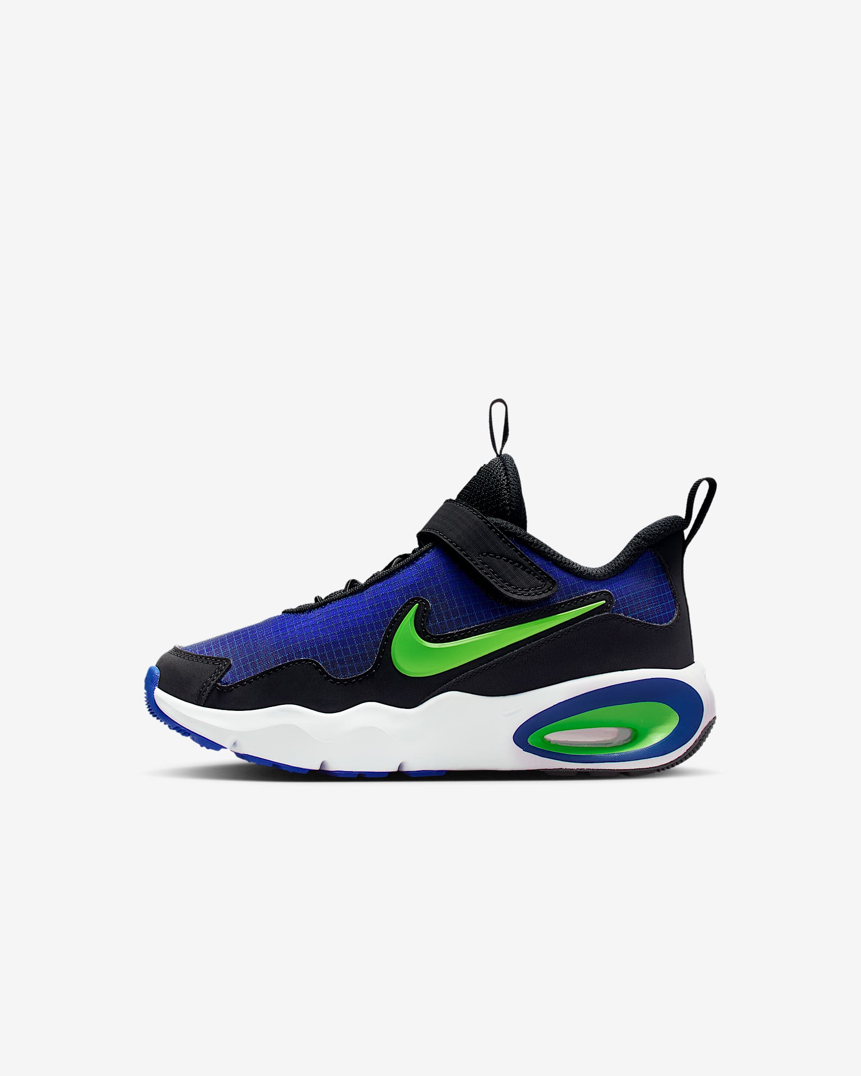Nike Air Max Nova 幼童运动鞋 - 赛车蓝/黑/白色/冲击绿