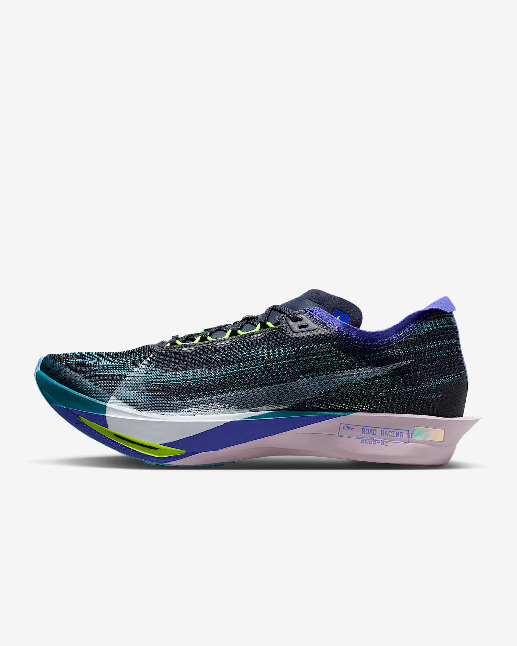 Nike Streakfly 2 男子公路竞速跑步鞋 - 黑曜石色/波斯紫/深渊绿/白色