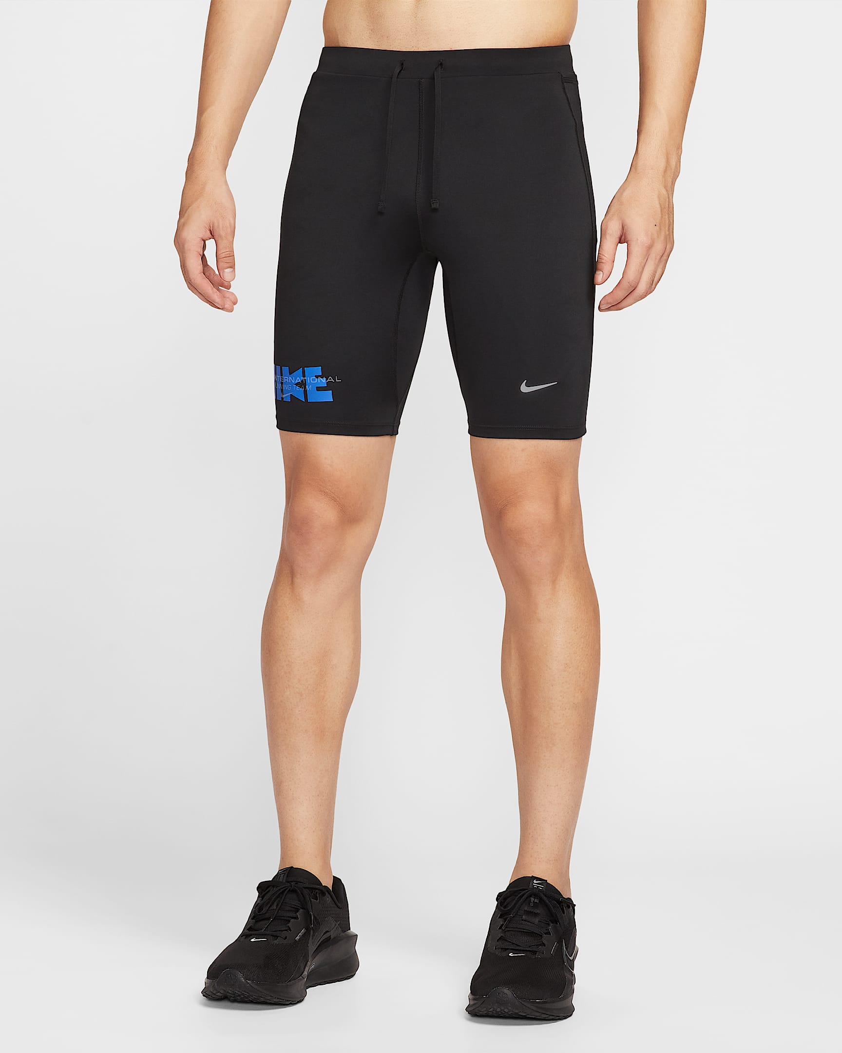 Nike Fast Dri-FIT 男子速干跑步紧身短裤 - 黑