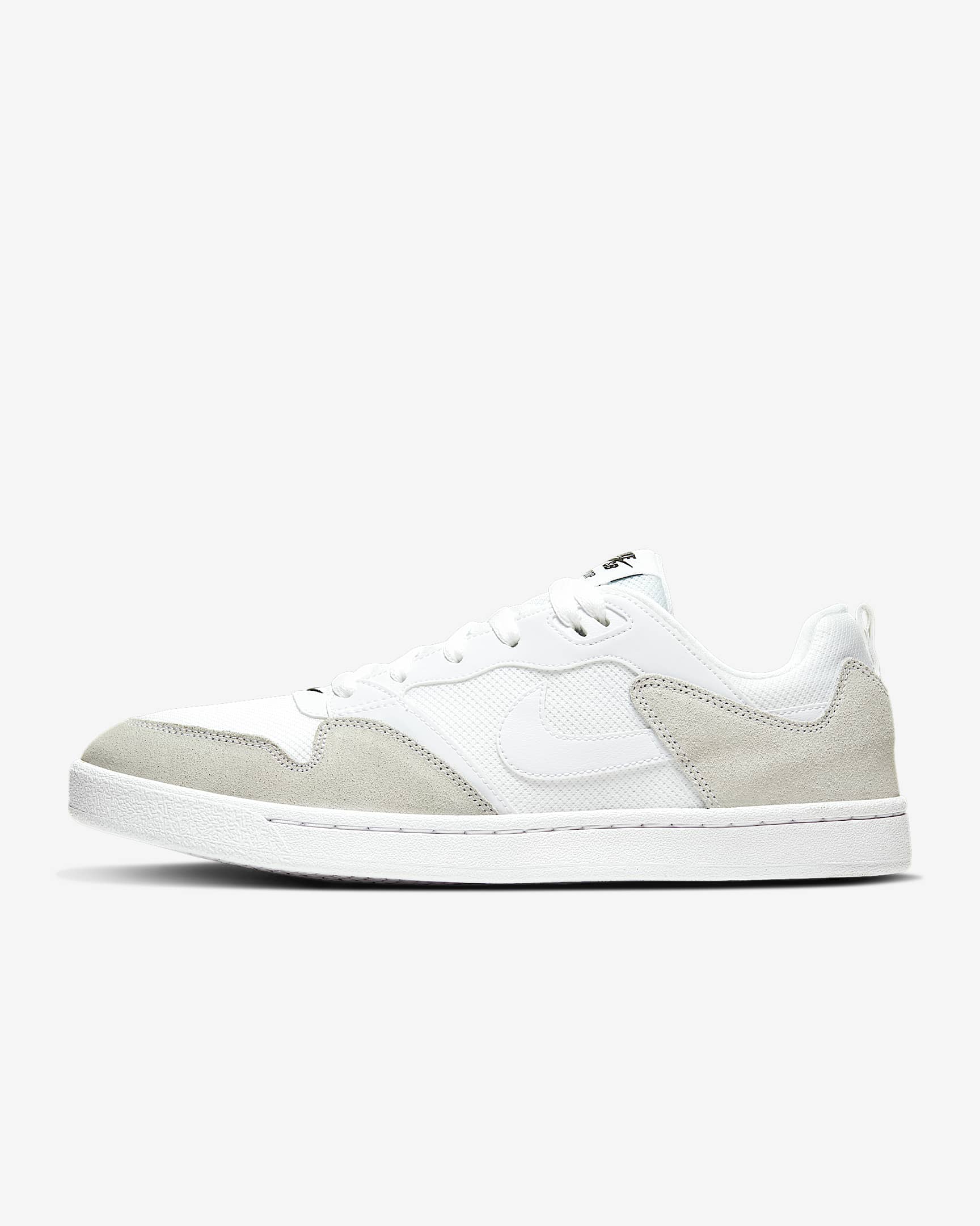 Nike SB Alleyoop 男/女滑板鞋 - 白色/白色/白色