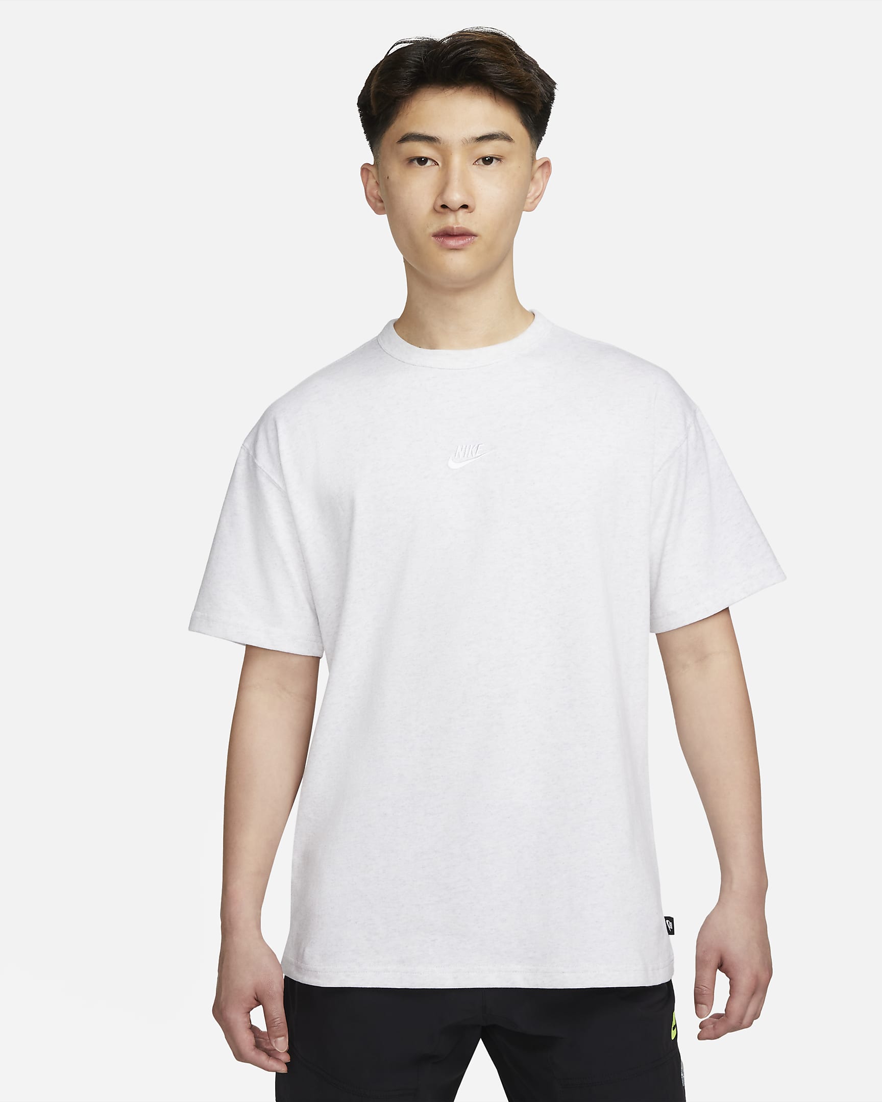 Nike Sportswear Premium Essentials 男子厚实棉料宽松舒适纯棉T恤 - 调色桦树色