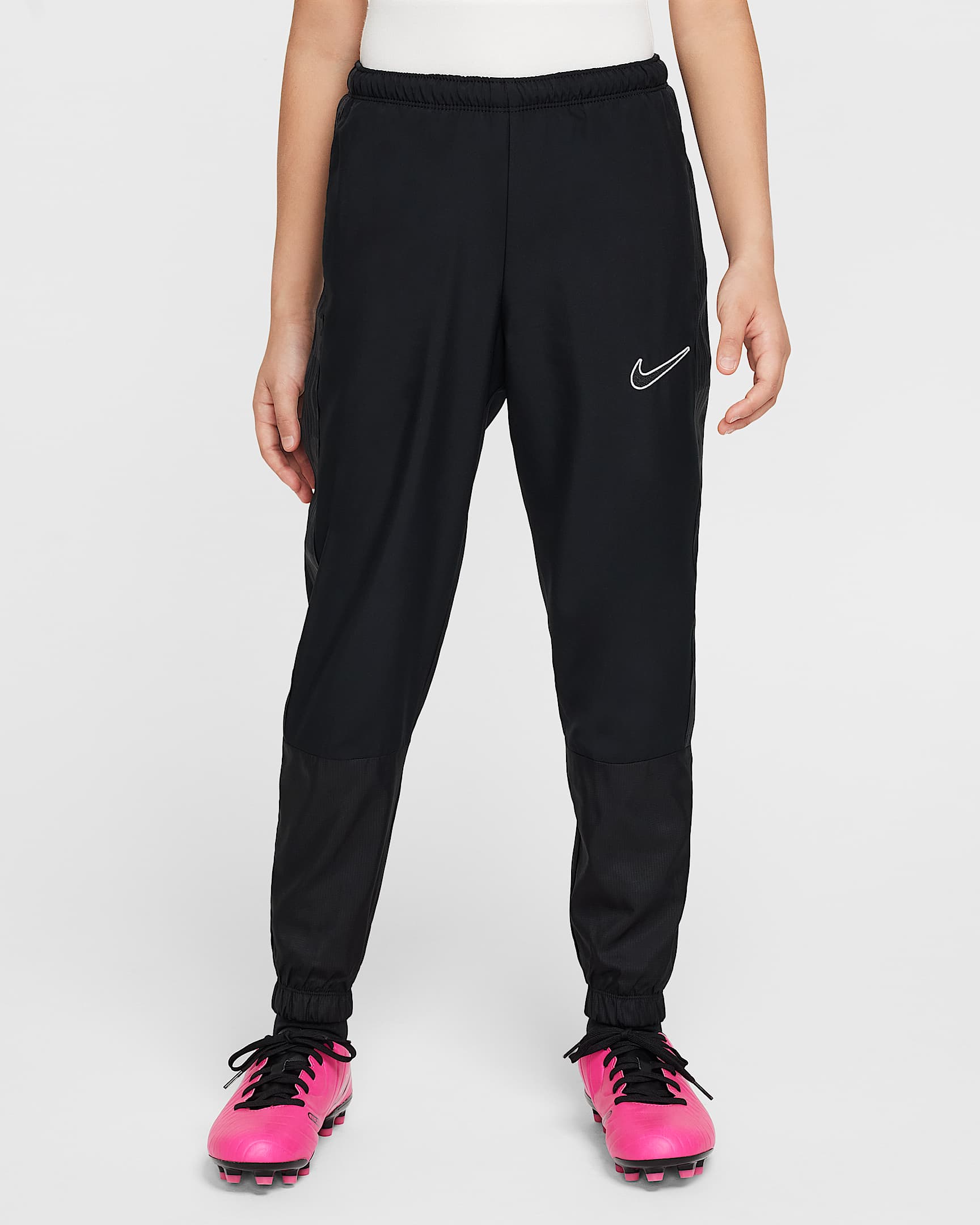 Nike Academy 大童拒水足球运动裤 - 黑/黑