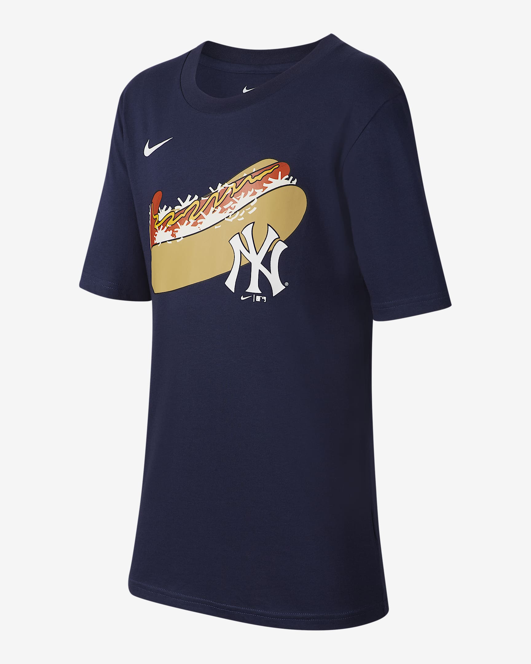 Nike(MLB 纽约洋基队)大童(男孩)T恤 - 深藏青
