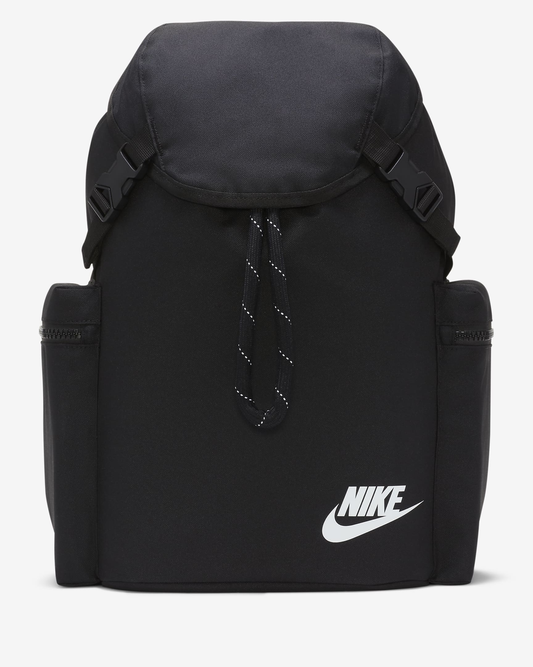 Nike Heritage 双肩包 - 黑/黑/白色
