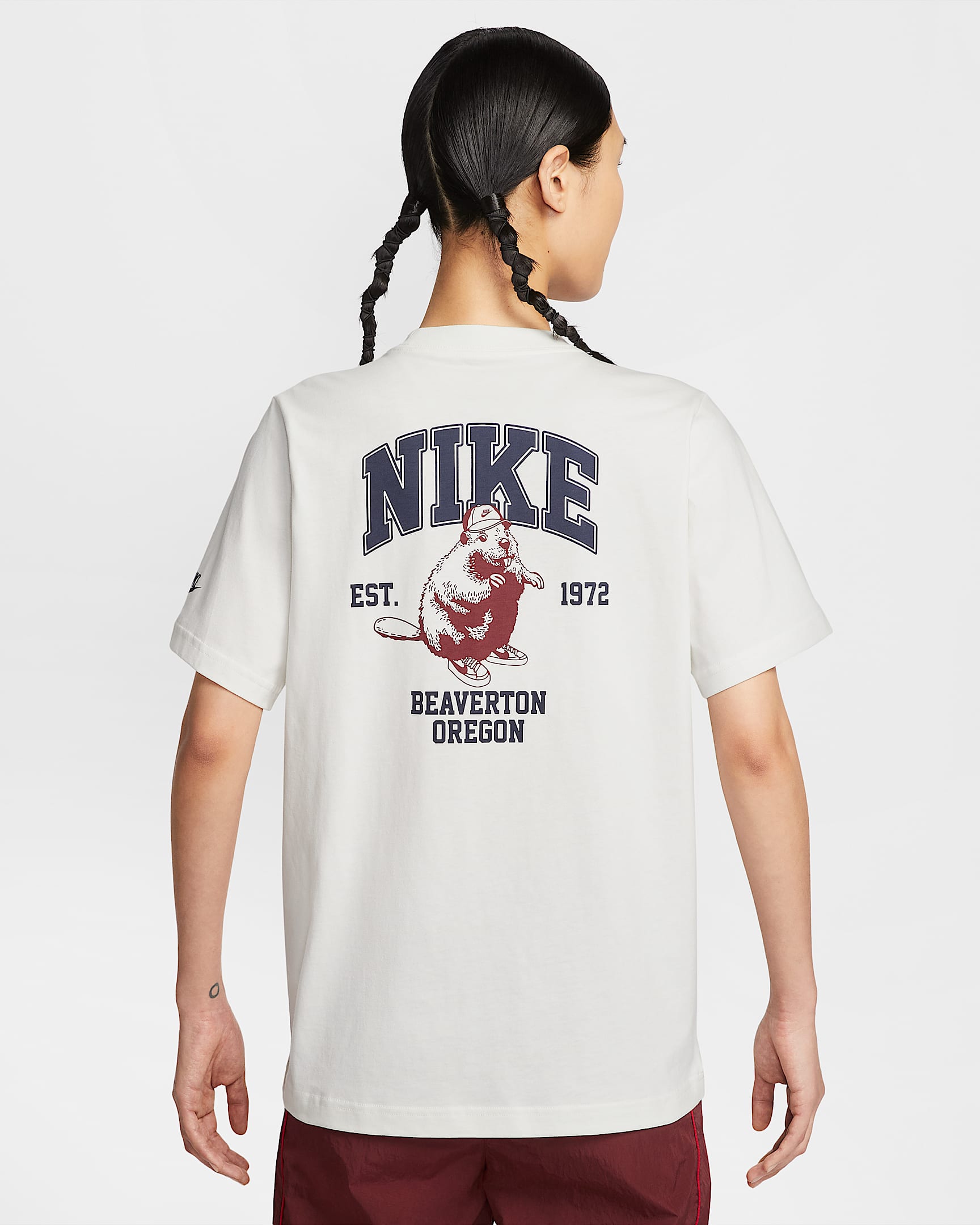 Nike Sportswear 女子T恤 - 帆白