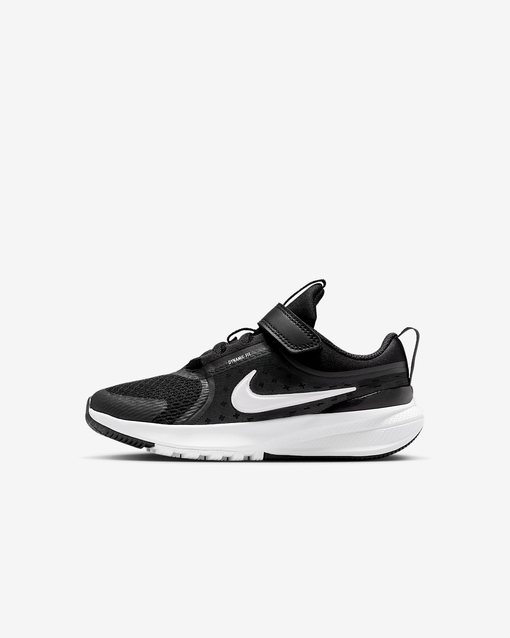 Nike Star Runner 5 耐克摘星号幼童跑步鞋 - 黑/白色/山峰白/白色