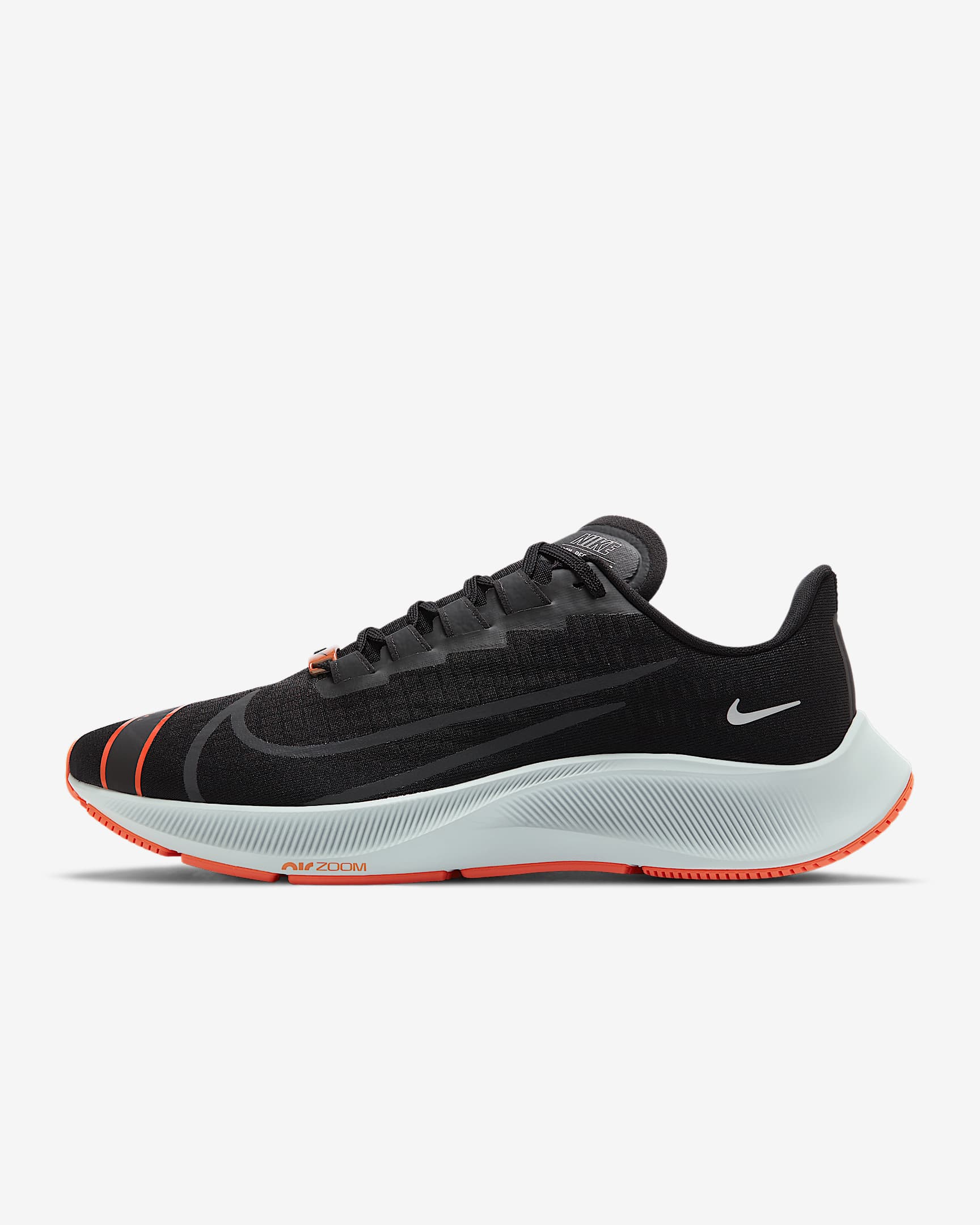 Nike Air Zoom Pegasus 37 FC 男子跑步鞋 - 黑/山茶色/白金色/尘光子色