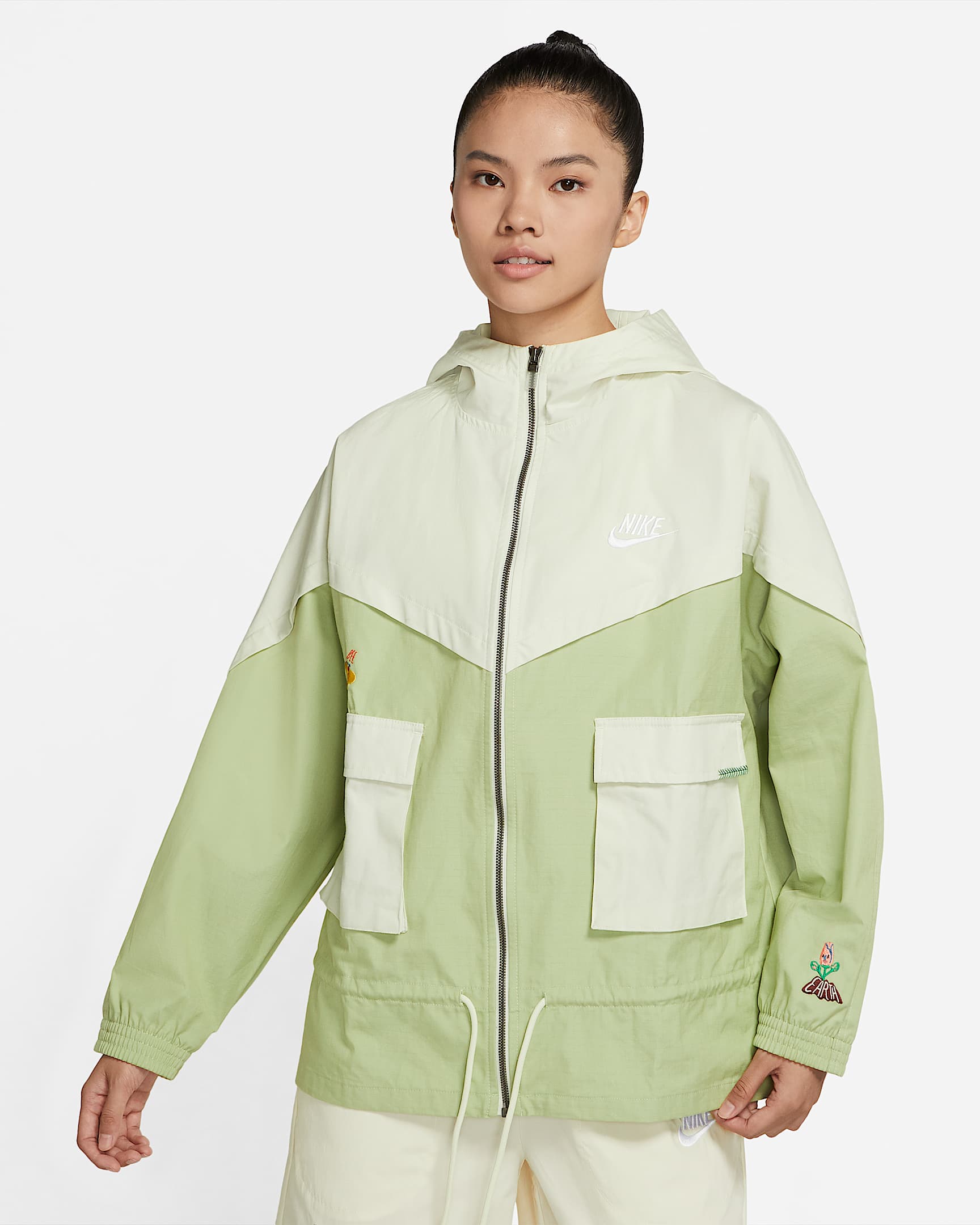 Nike Sportswear 女子梭织夹克 - 海玻璃色