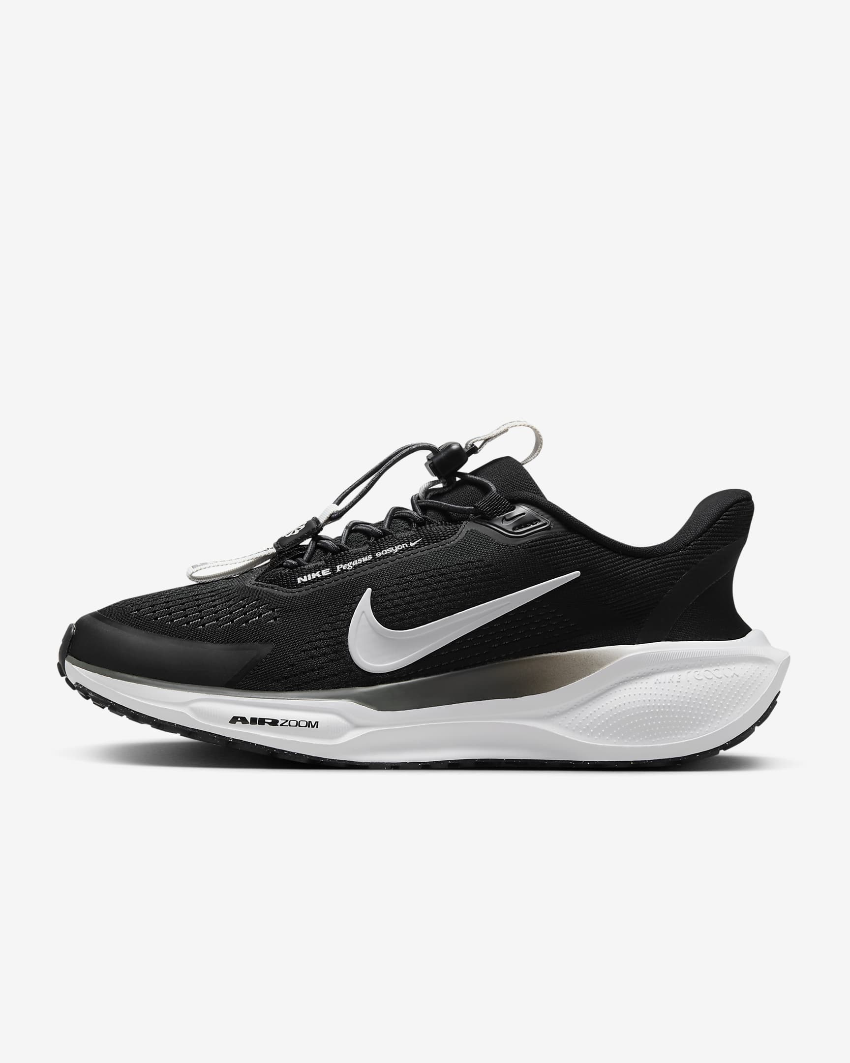 Nike Pegasus EasyOn 耐克飞马女子公路跑步鞋 - 黑/煤黑/尘光子色/白色