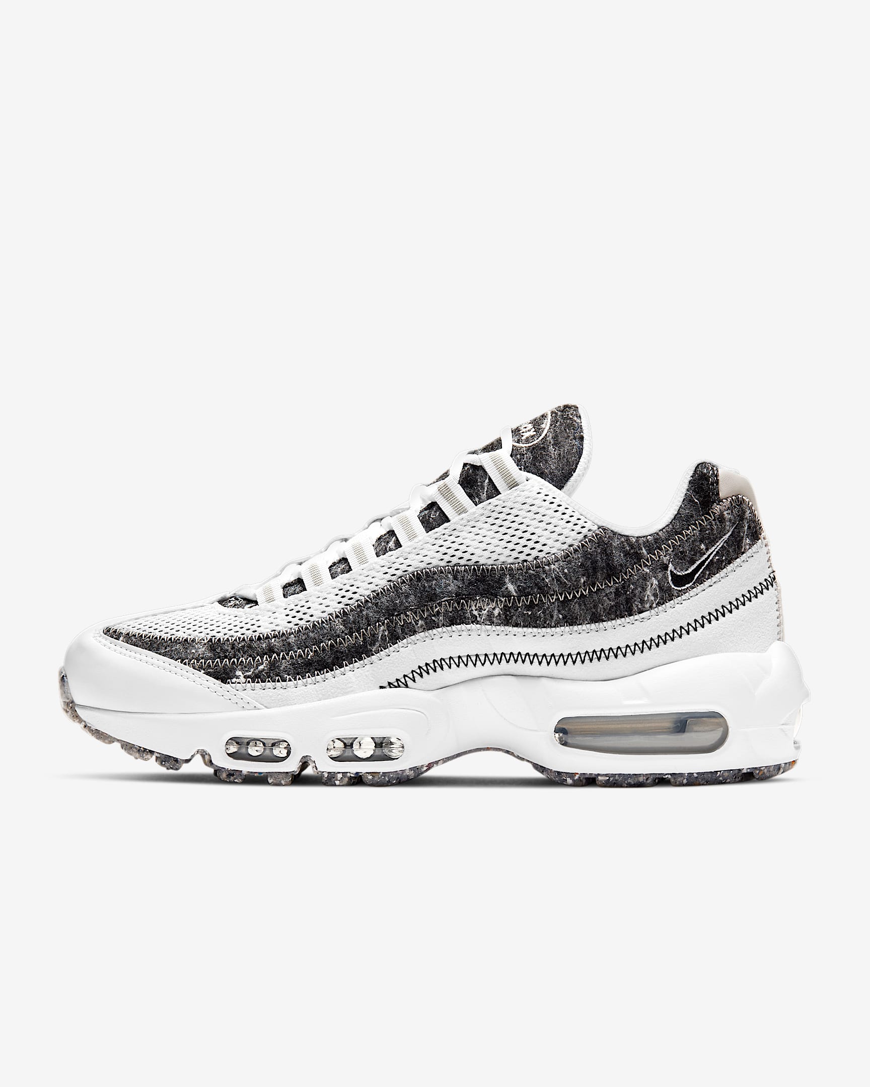 Nike Air Max 95 SE 女子运动鞋 - 白色/黑/灰黑/白色