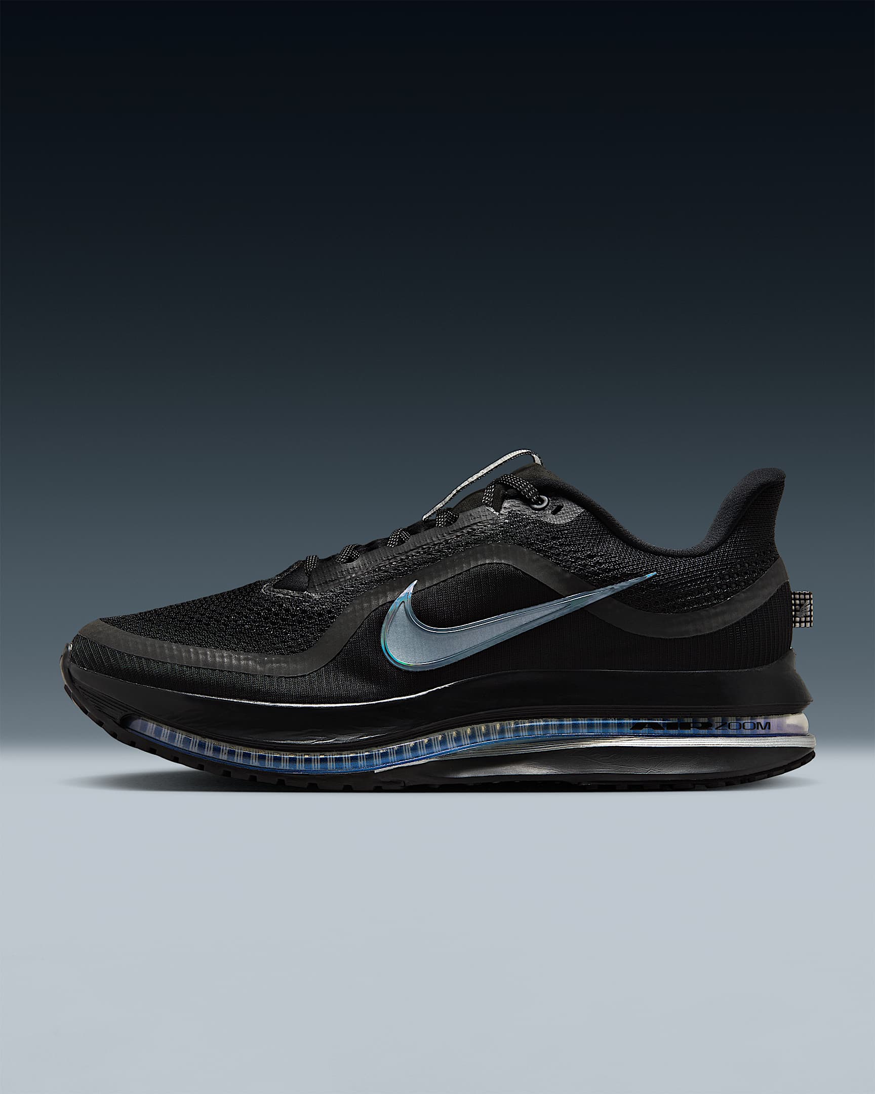 Nike Pegasus Premium 耐克顶级飞马男子公路跑步鞋 - 黑/金属银/黑