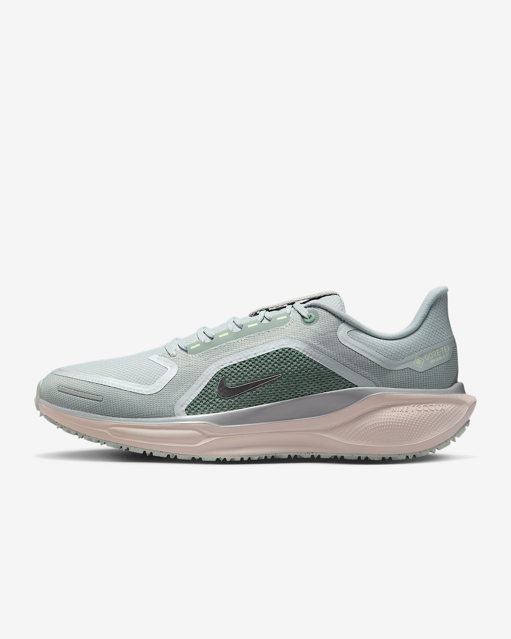 Nike Pegasus 41 GORE-TEX 耐克飞马男子防水公路跑步鞋 - 浮石灰/白金色/砂岩灰粉/金属银
