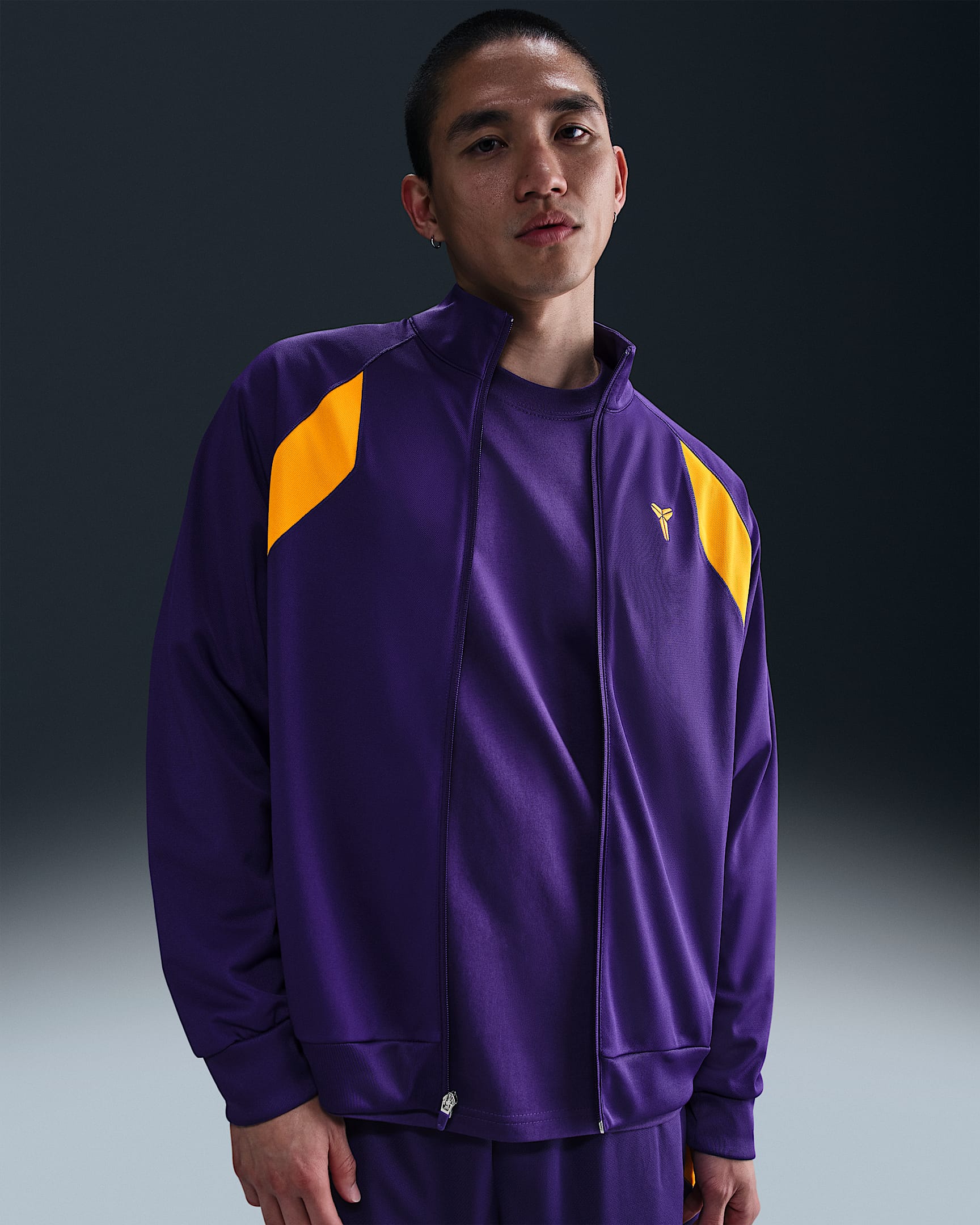 Kobe Dri-FIT 科比男子速干针织夹克 - 庭紫/大学金/大学金