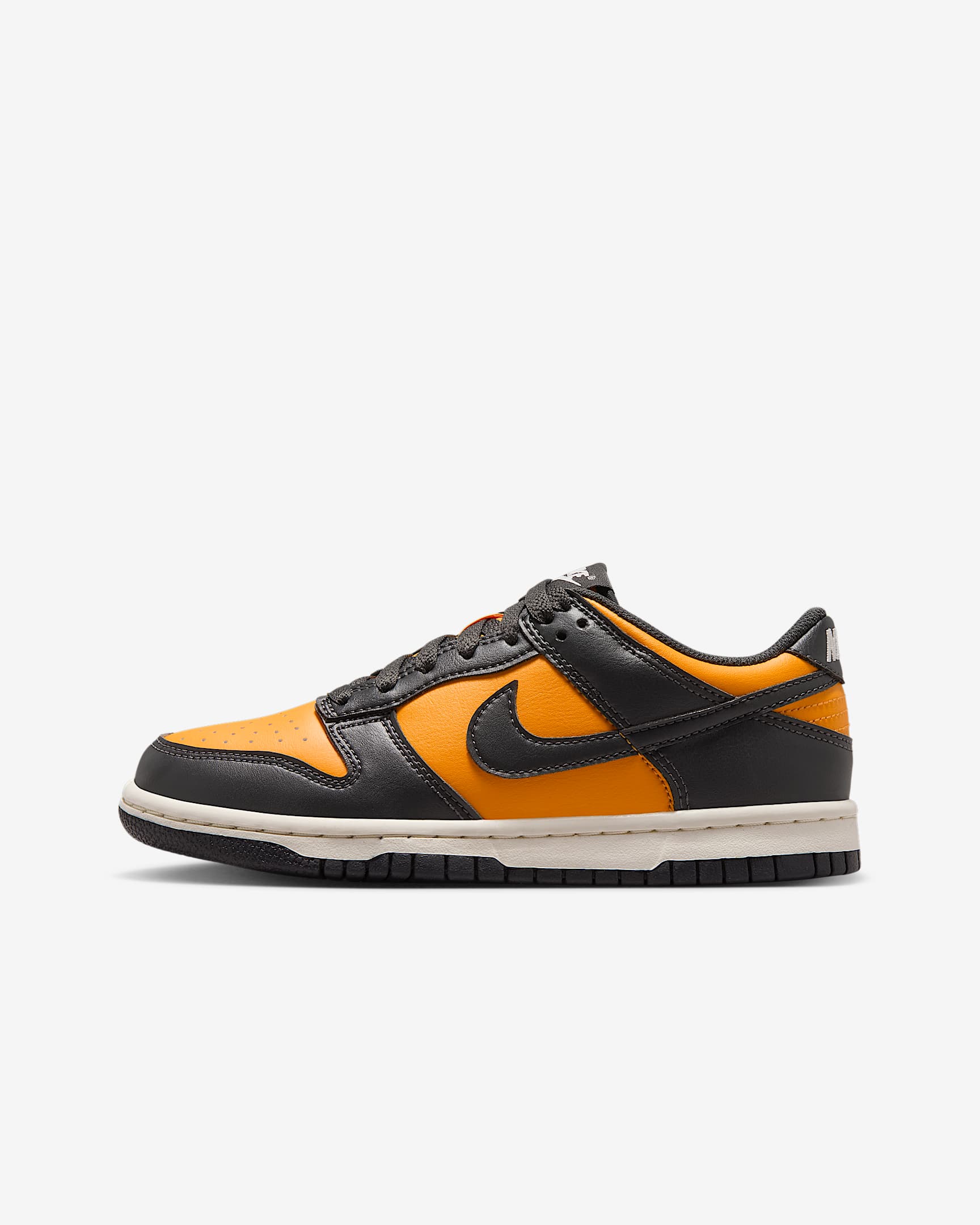 Nike Dunk Low 大童运动鞋板鞋 - 日晷黄/帆白/煤黑